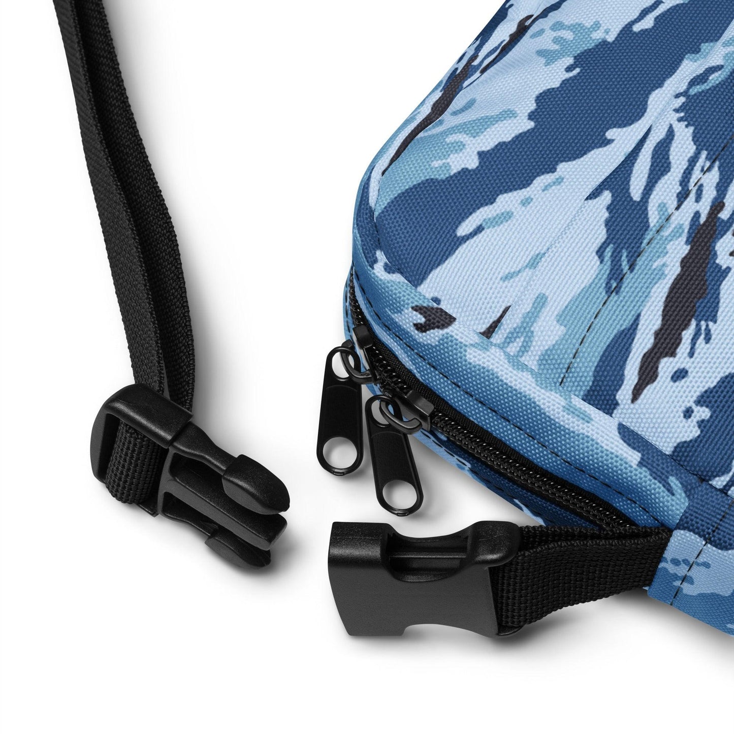 Kamysh Blue Camo Crossbody Bag - Concealing Coloration