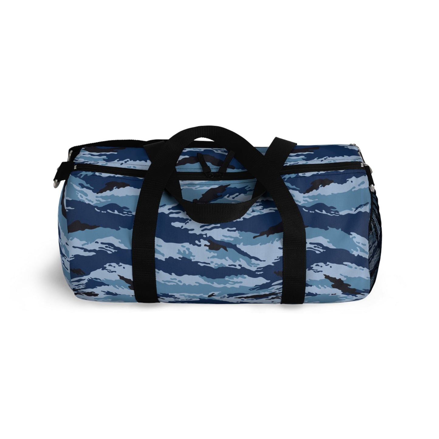 Kamysh Blue Camo Small Duffel Bag - Concealing Coloration