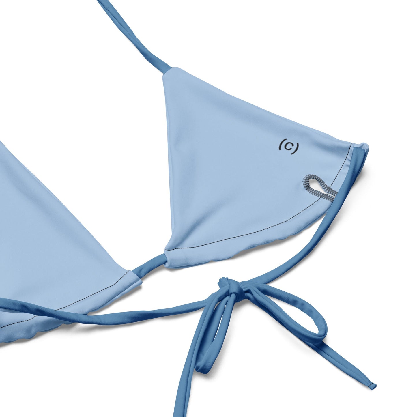 Kamysh Blue Camo String Bikini Set _ Concealing Coloration