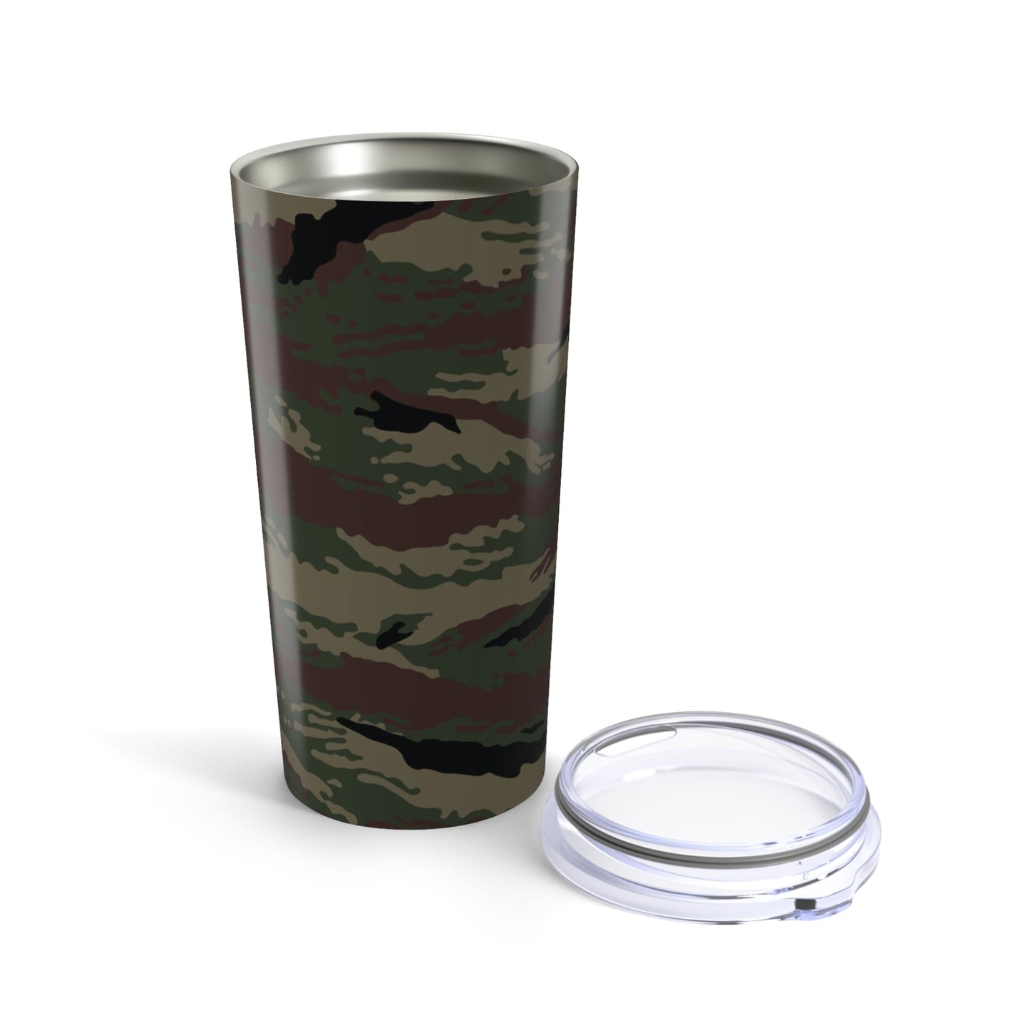 Kamysh Woodland Camo 20oz Tumbler _ Concealing Coloration