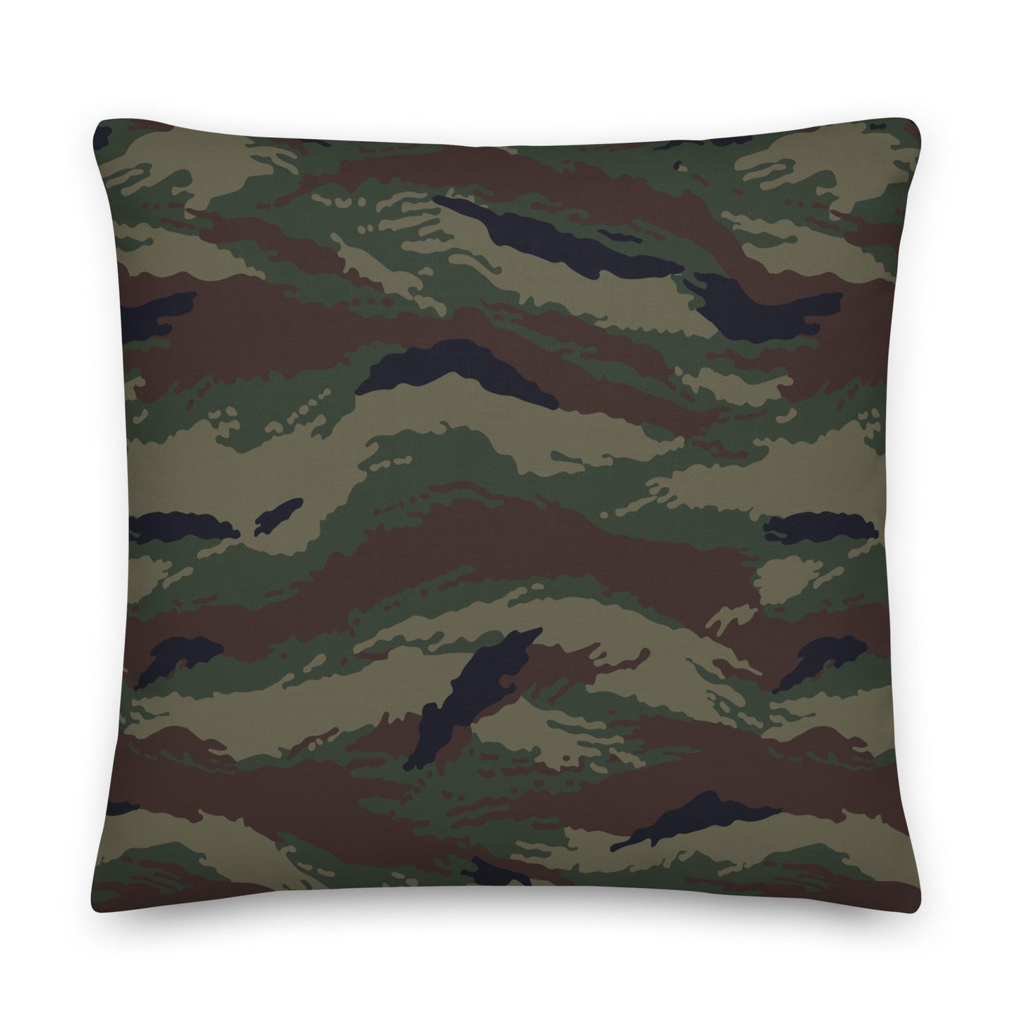 Kamysh Woodland Camo 22" Throw Pillow _ Concealing Coloration
