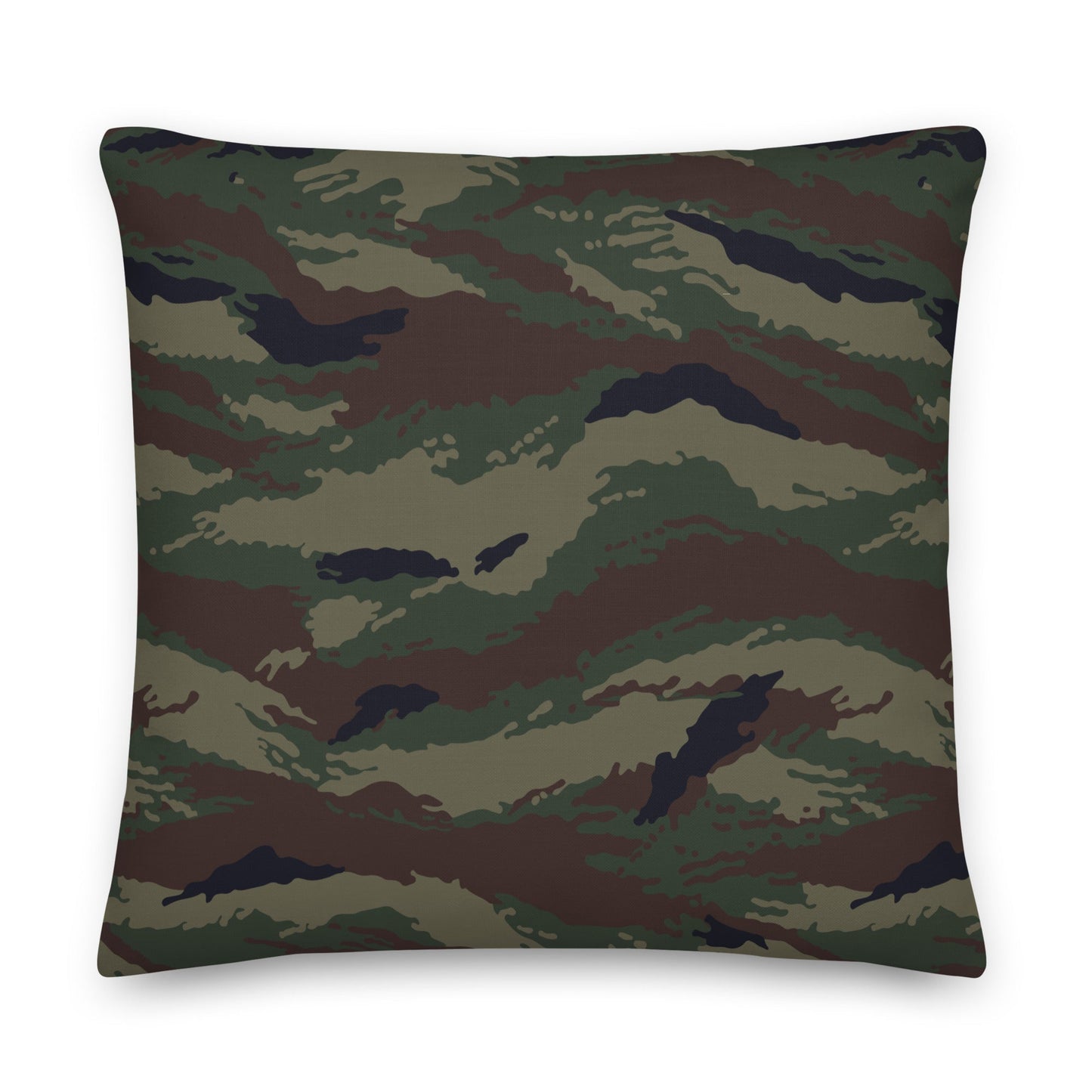 Kamysh Woodland Camo 22" Throw Pillow _ Concealing Coloration