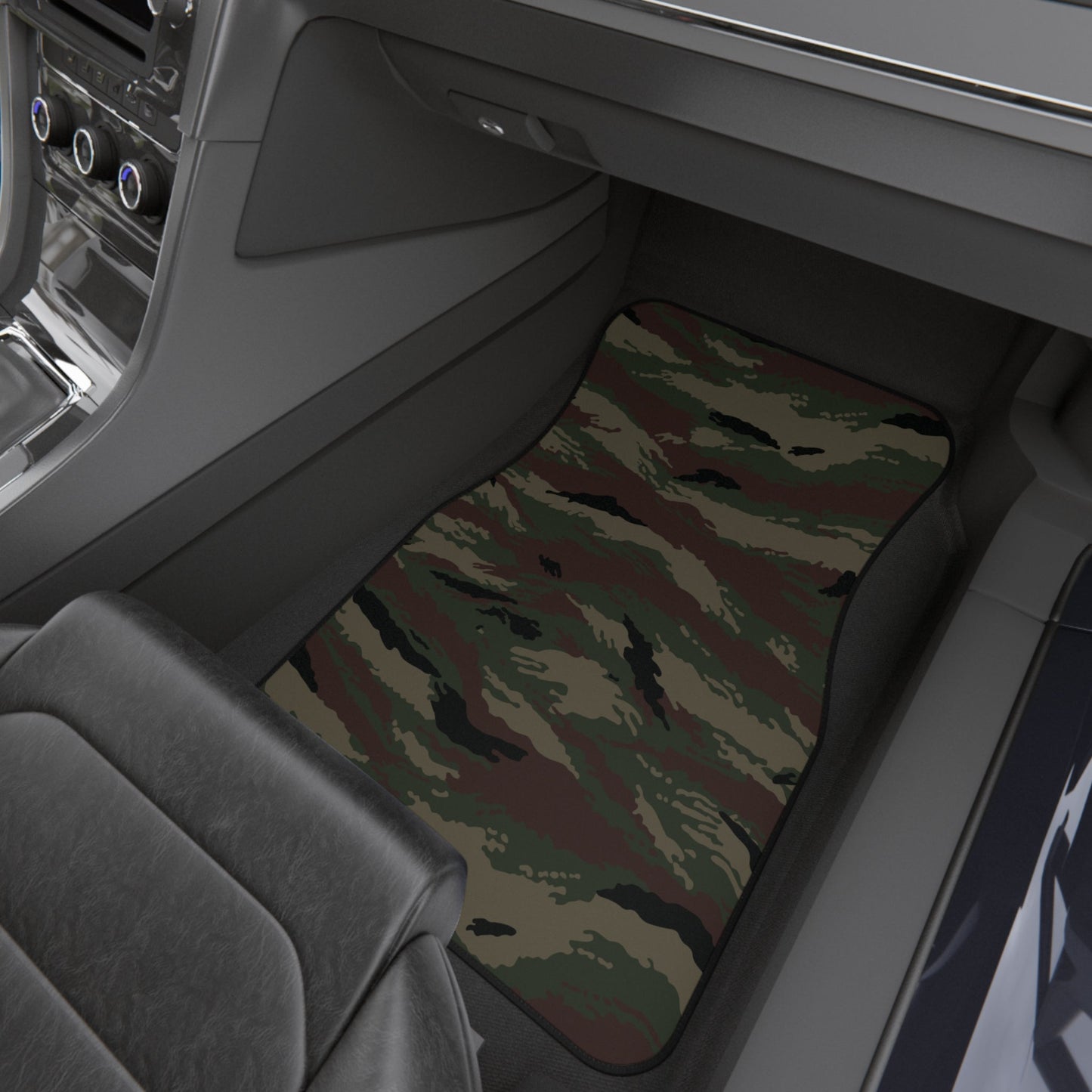 Kamysh Woodland Camo All-Weather Car Mats (Set of 4) _ Concealing Coloration
