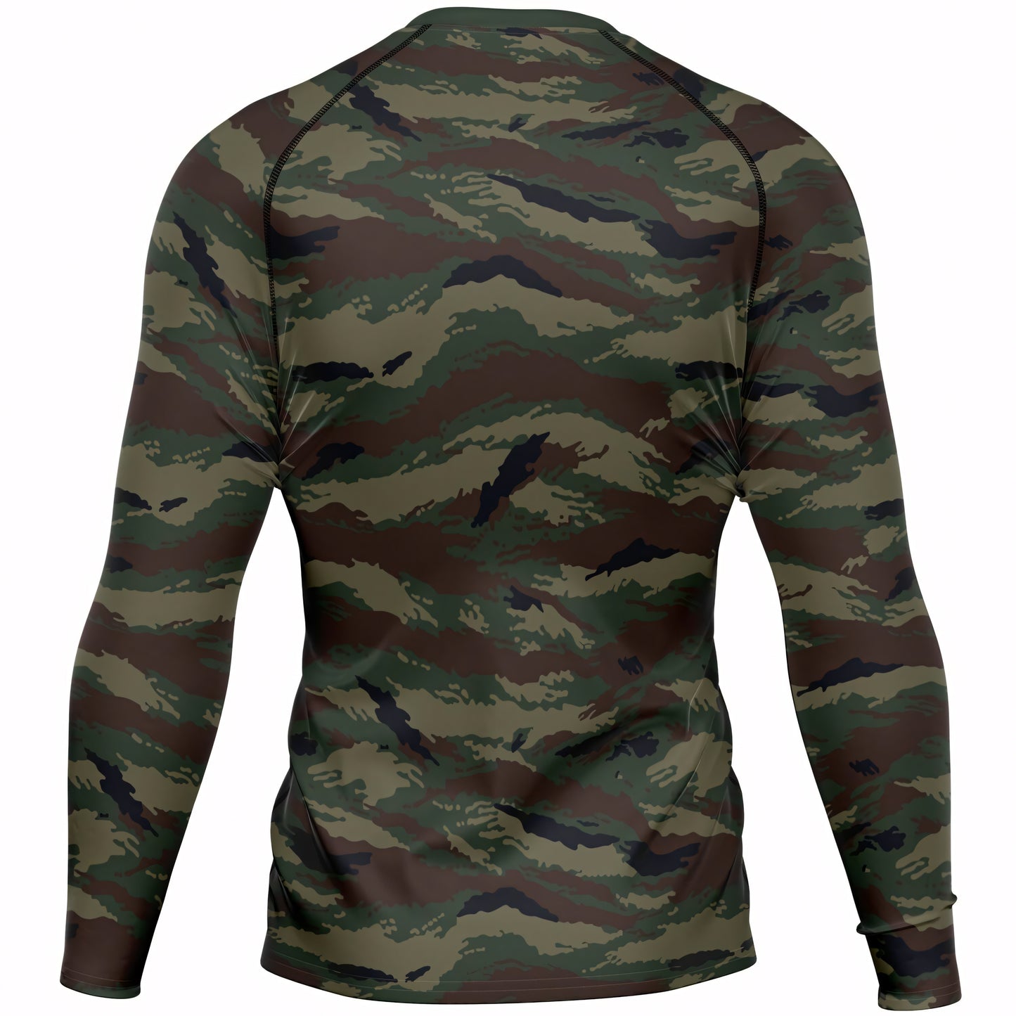 Kamysh Woodland Camo Men's Long-sleeve Base Layer - Concealing Coloration