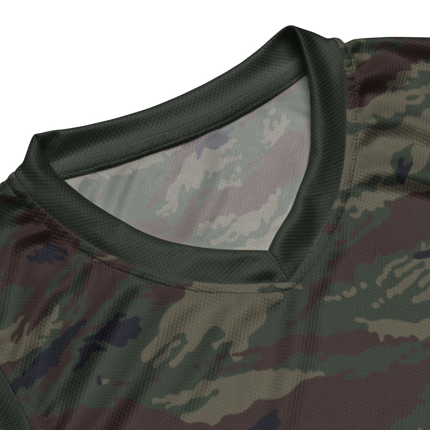 Kamysh Woodland Camo Basketball Jersey _ Concealing Coloration
