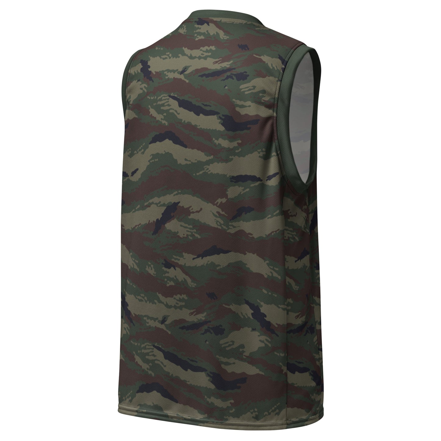 Kamysh Woodland Camo Basketball Jersey _ Concealing Coloration