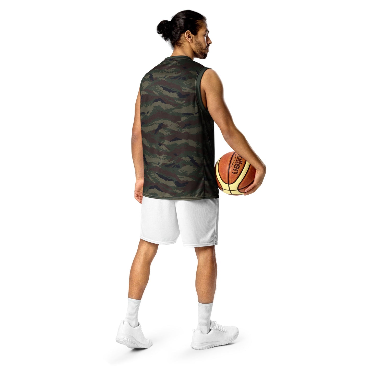 Kamysh Woodland Camo Basketball Jersey _ Concealing Coloration