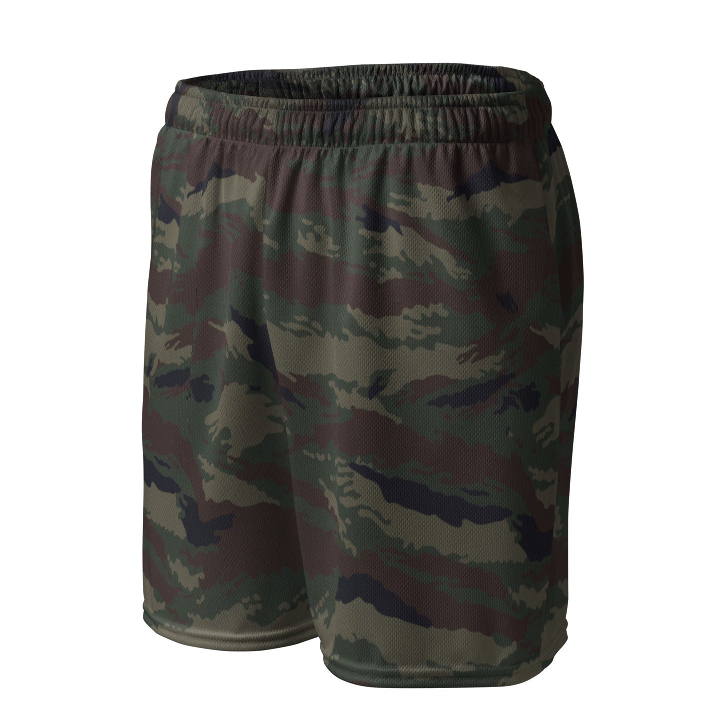 Kamysh Woodland Camo Basketball Shorts _ Concealing Coloration