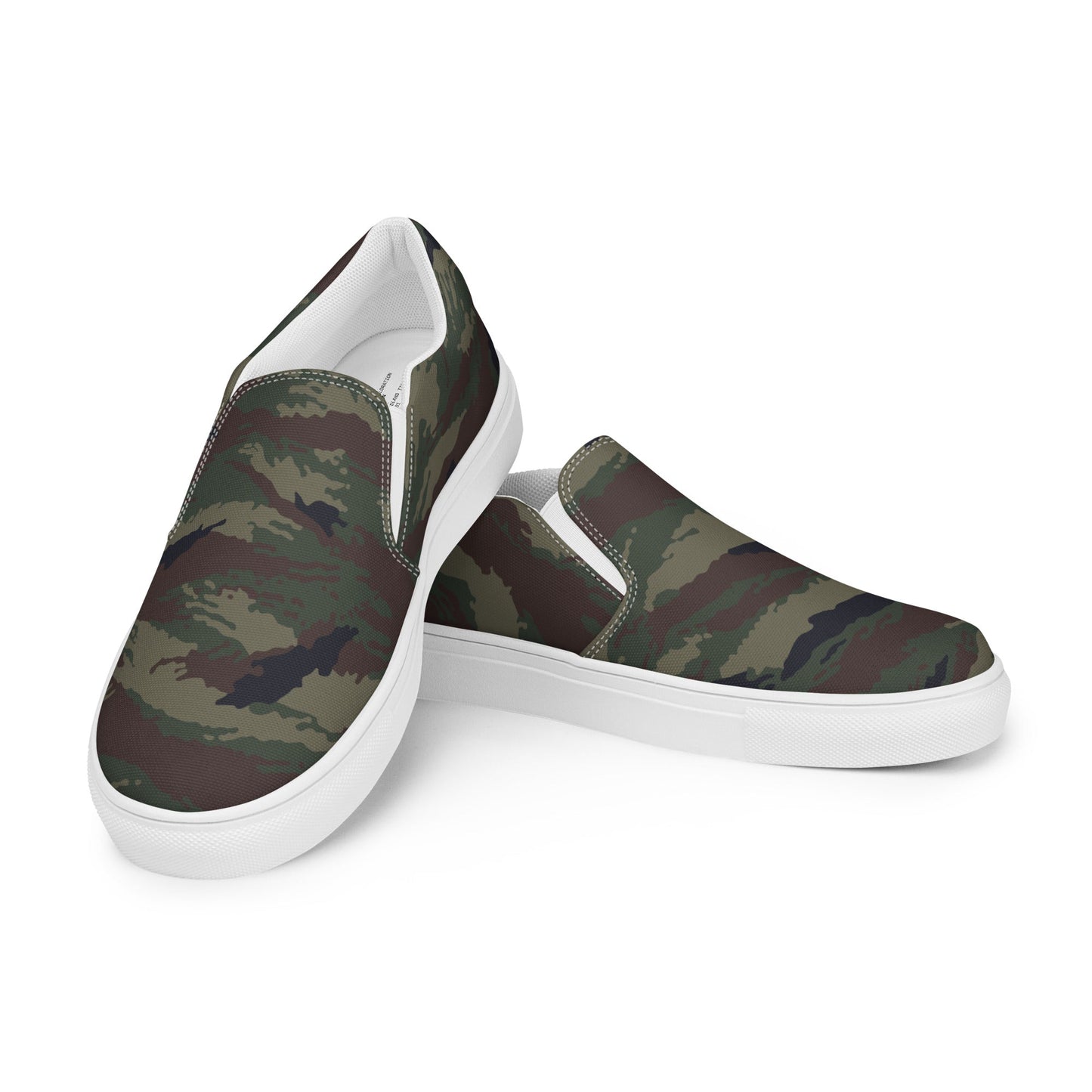 Kamysh Woodland Camo Men’s Slip-On Sneaker - Concealing Coloration