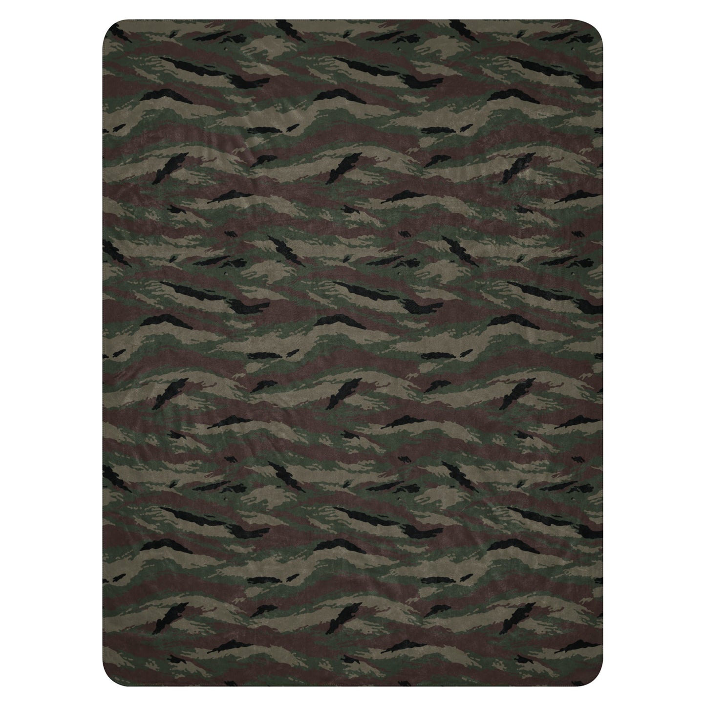 Kamysh Woodland Camo Sherpa blanket 60” × 80” _ Concealing Coloration