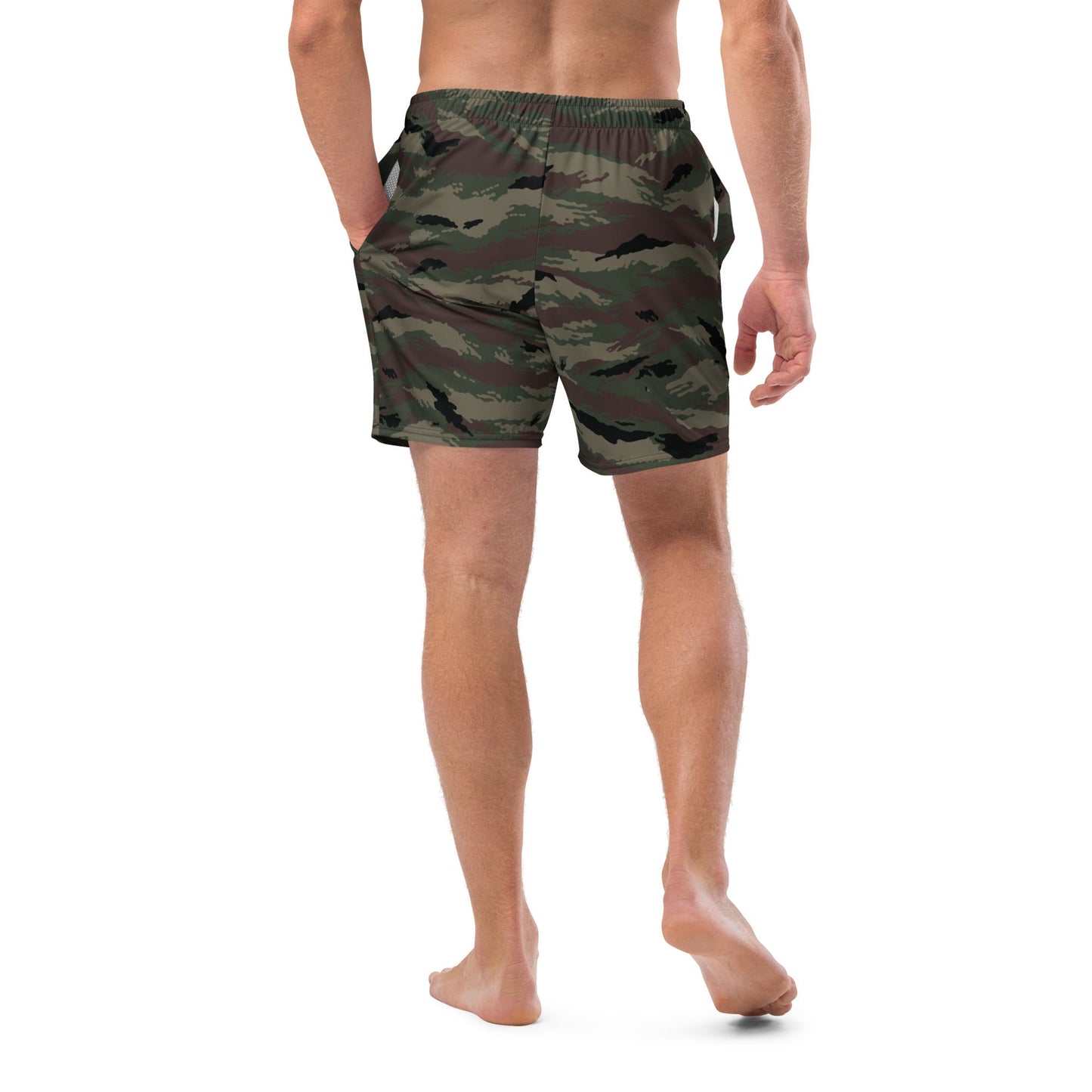 Kamysh Woodland Camo Swim Trunks - Concealing Coloration