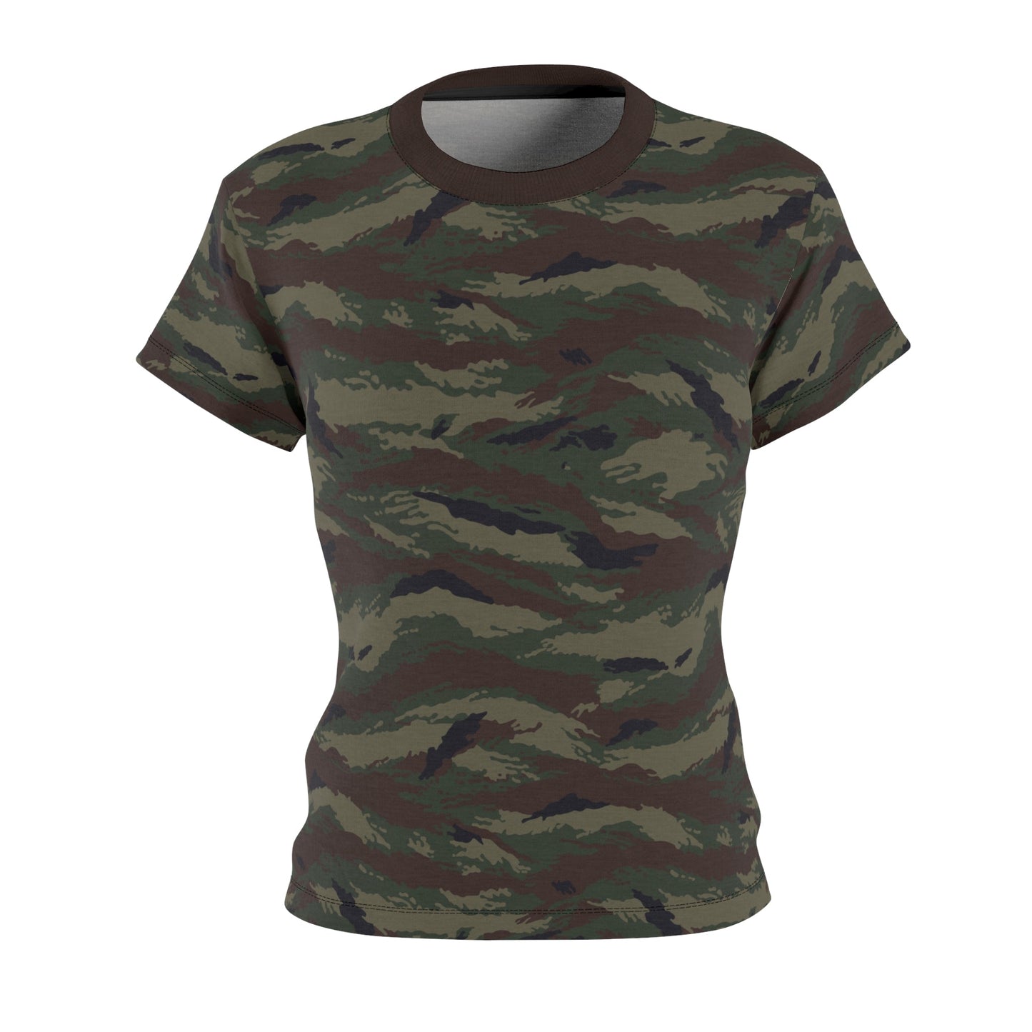 Kamysh Woodland Camo Women’s T-Shirt _ Concealing Coloration