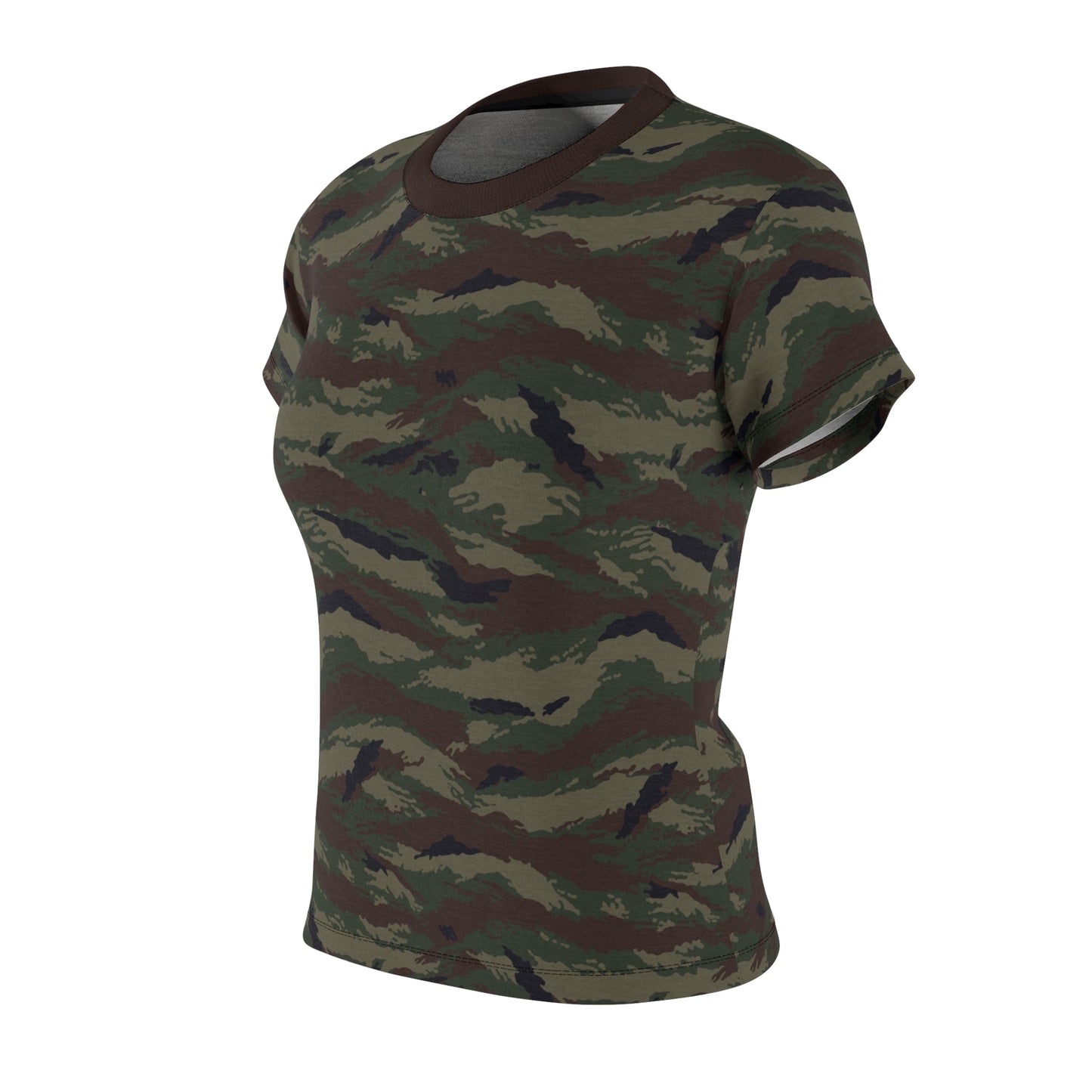 Kamysh Woodland Camo Women’s T-Shirt _ Concealing Coloration