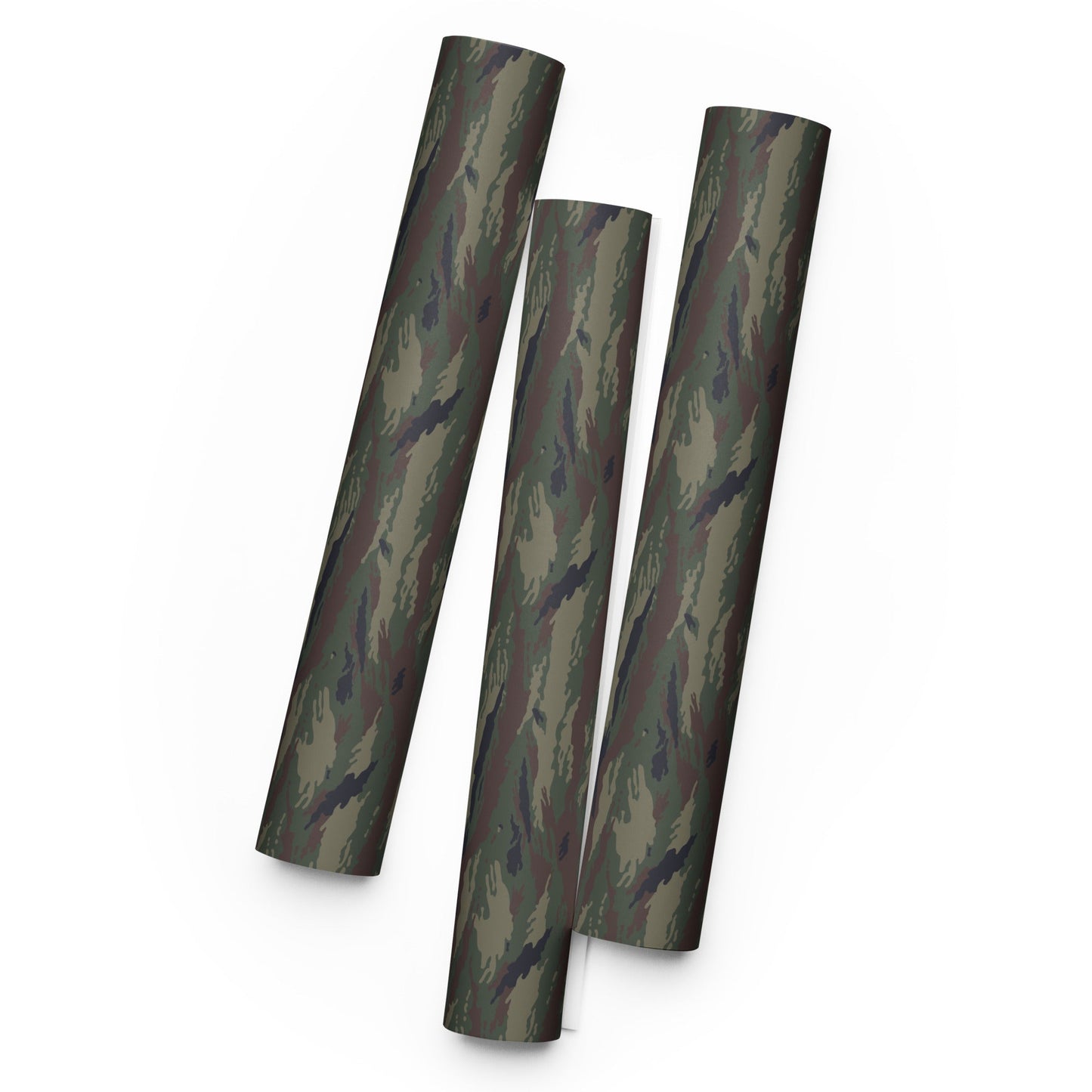Kamysh Woodland Camo Wrapping Paper Sheets _ Concealing Coloration