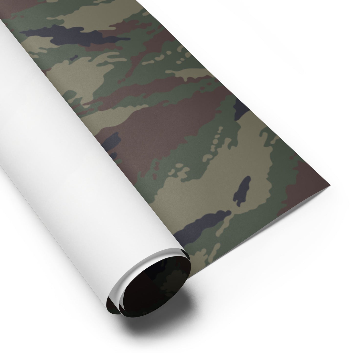 Kamysh Woodland Camo Wrapping Paper Sheets _ Concealing Coloration