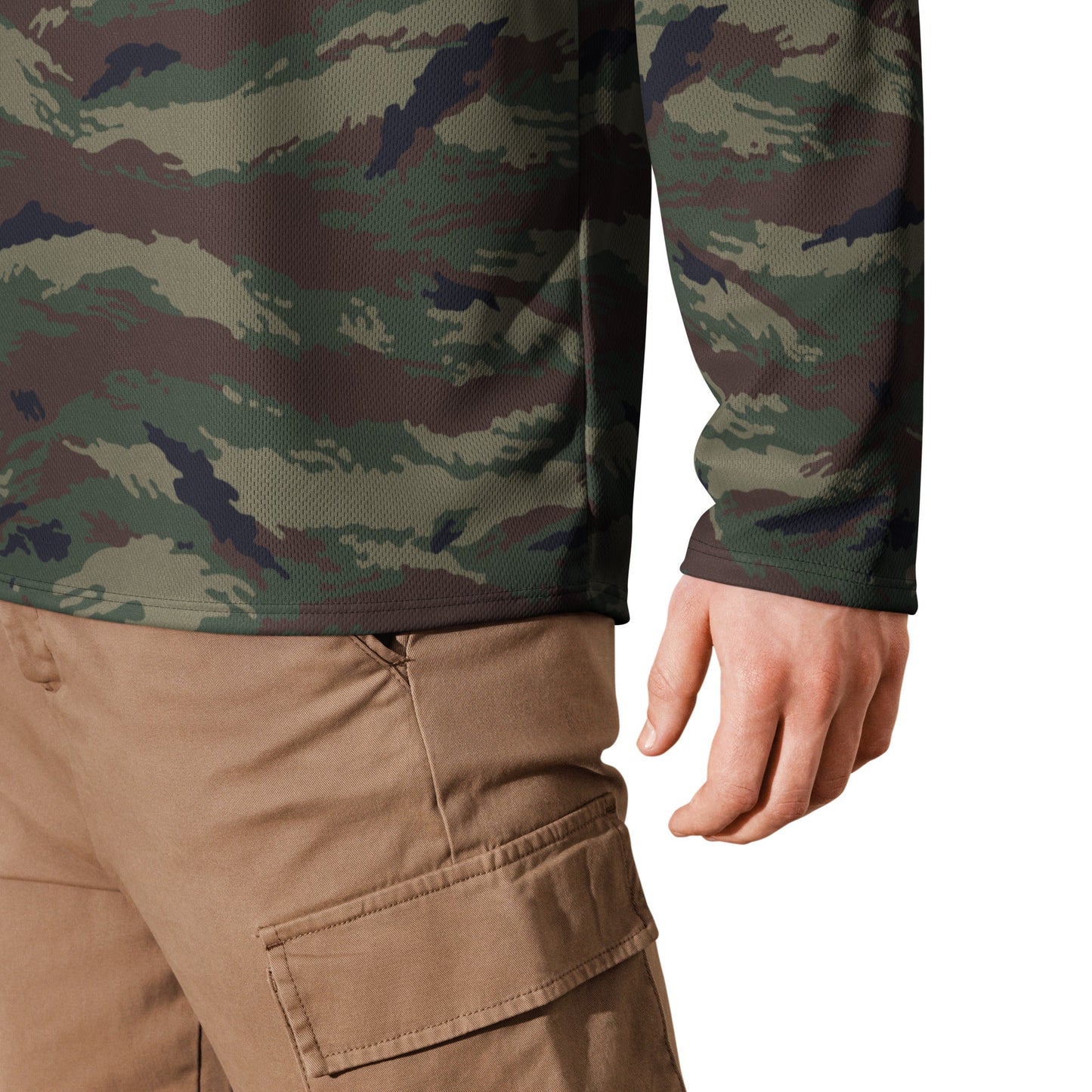 Kamysh Woodland Camo Hockey Jersey _ Concealing Coloration