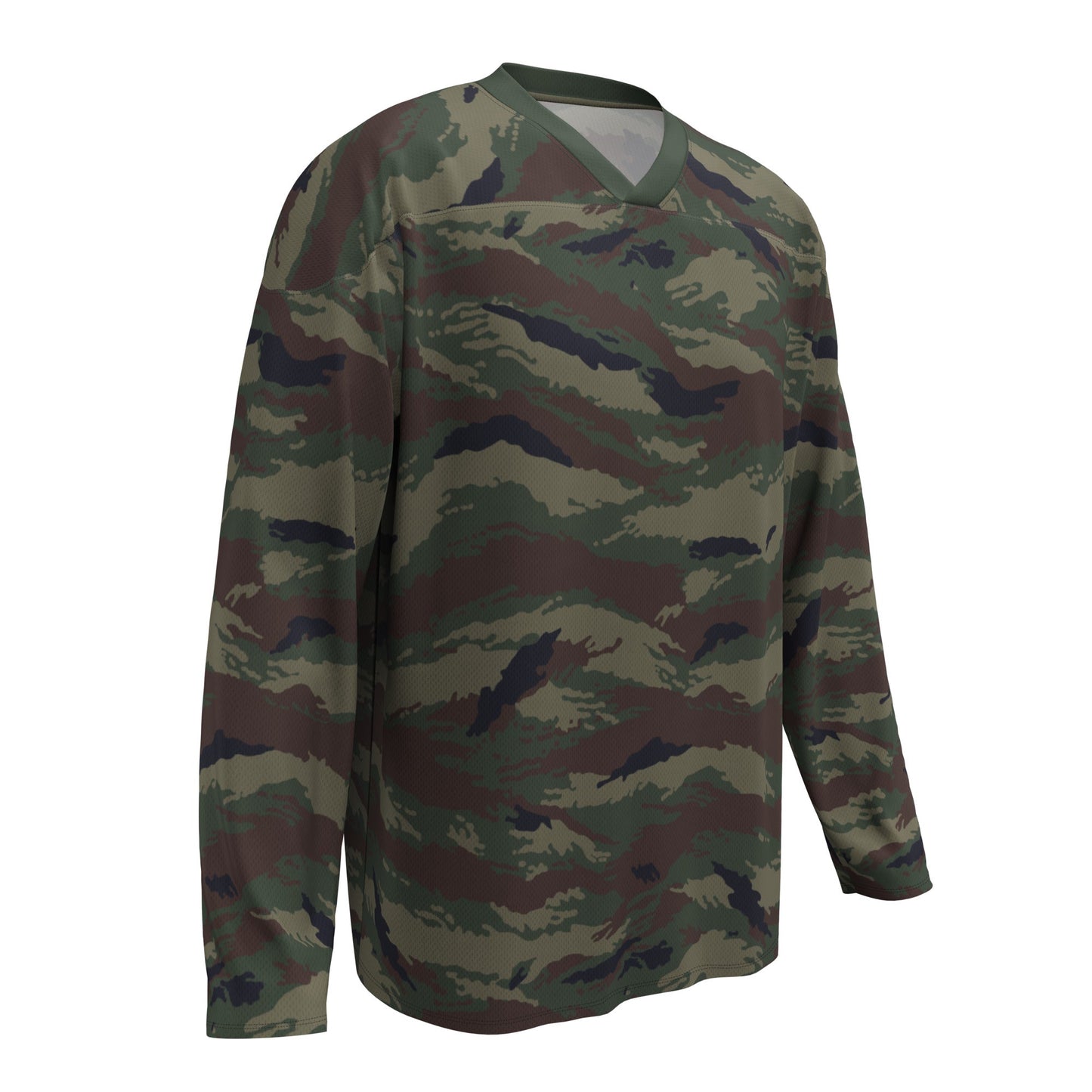 Kamysh Woodland Camo Hockey Jersey _ Concealing Coloration