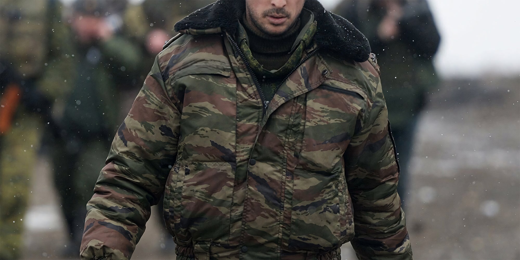 Kamysh Woodland Tigr Camouflage Collection Banner