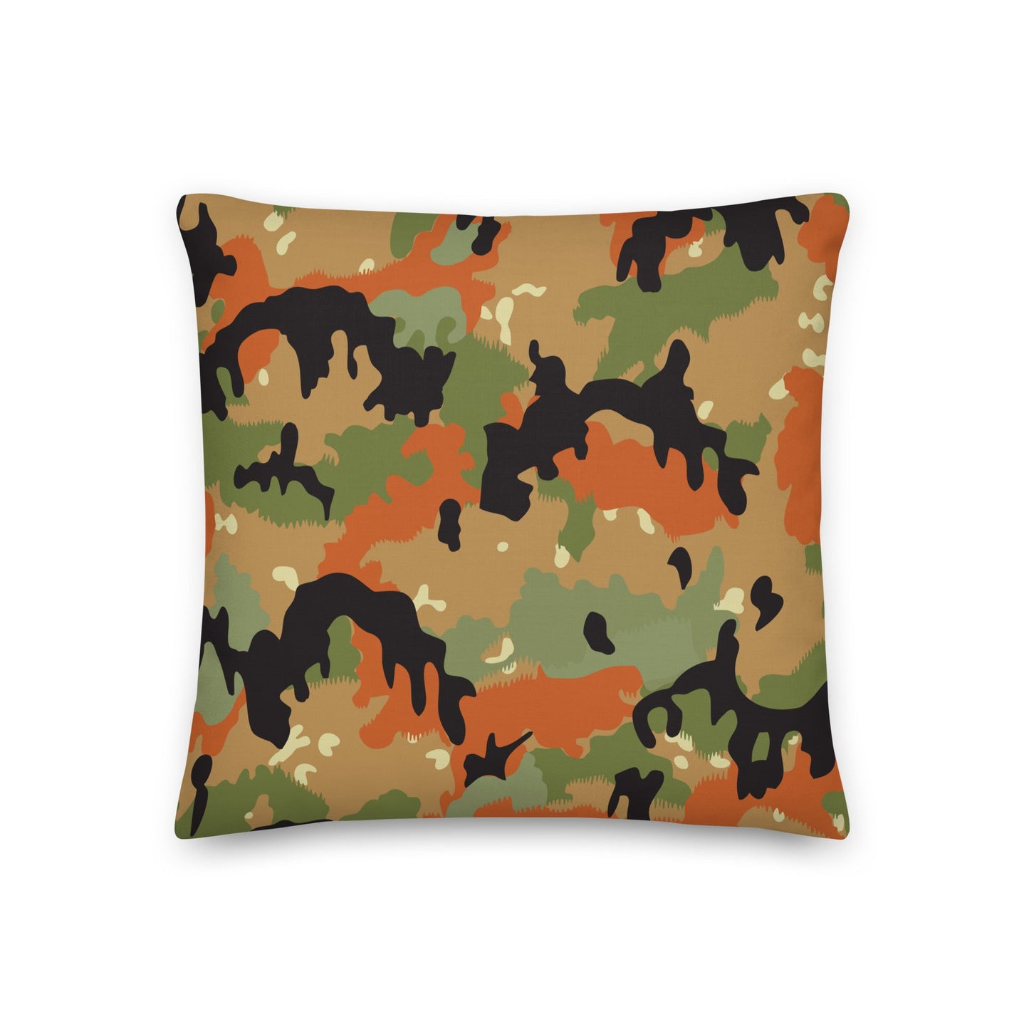 Leibermuster Camo 18" Throw Pillow _ Concealing Coloration