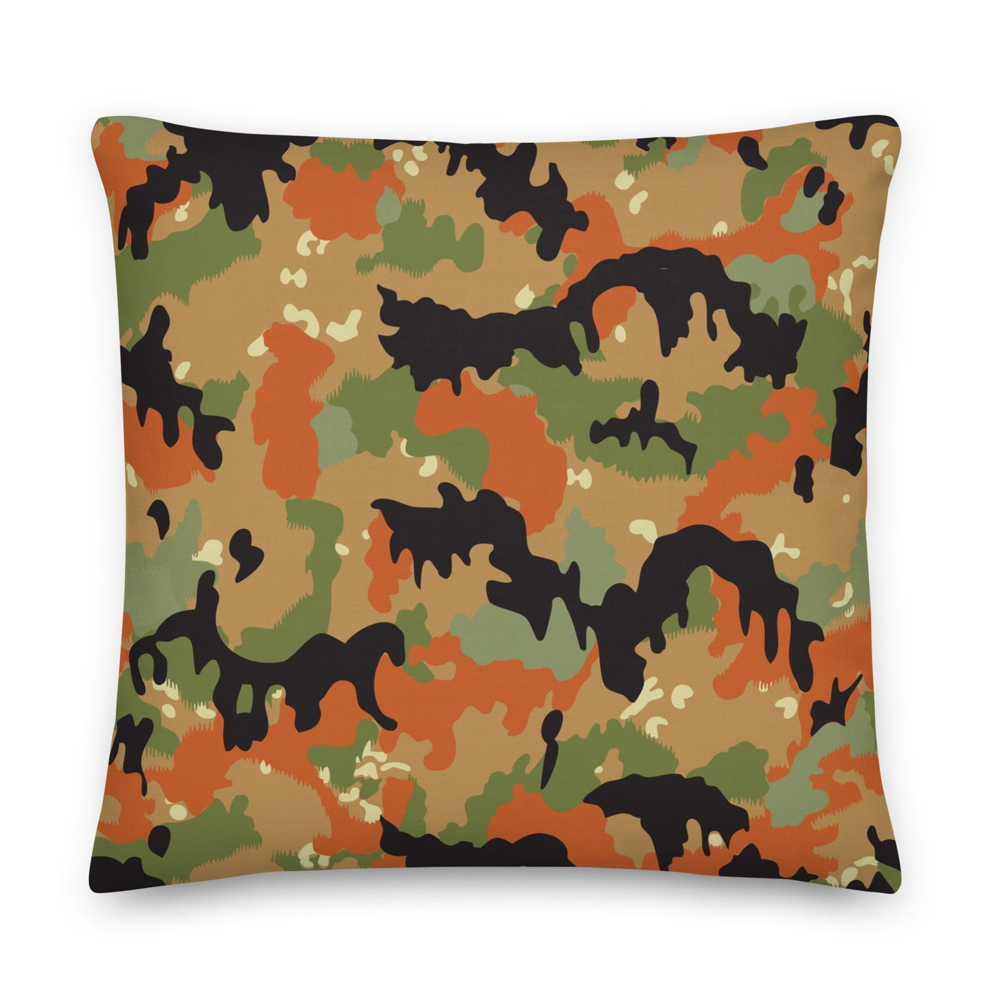 Leibermuster Camo 22" Throw Pillow _ Concealing Coloration