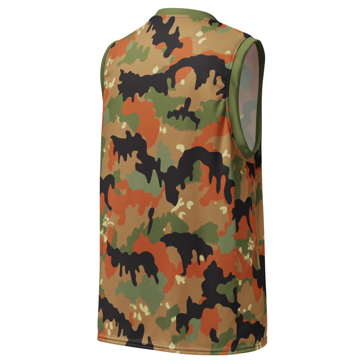 Leibermuster Camo Basketball Jersey _ Concealing Coloration