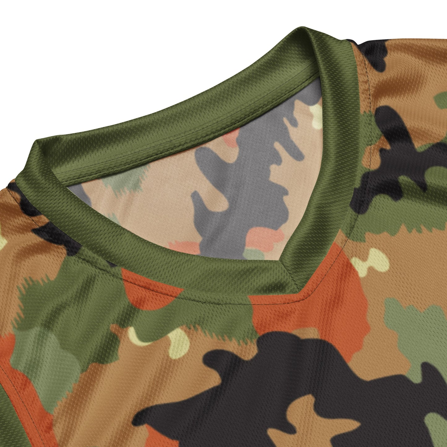 Leibermuster Camo Basketball Jersey _ Concealing Coloration