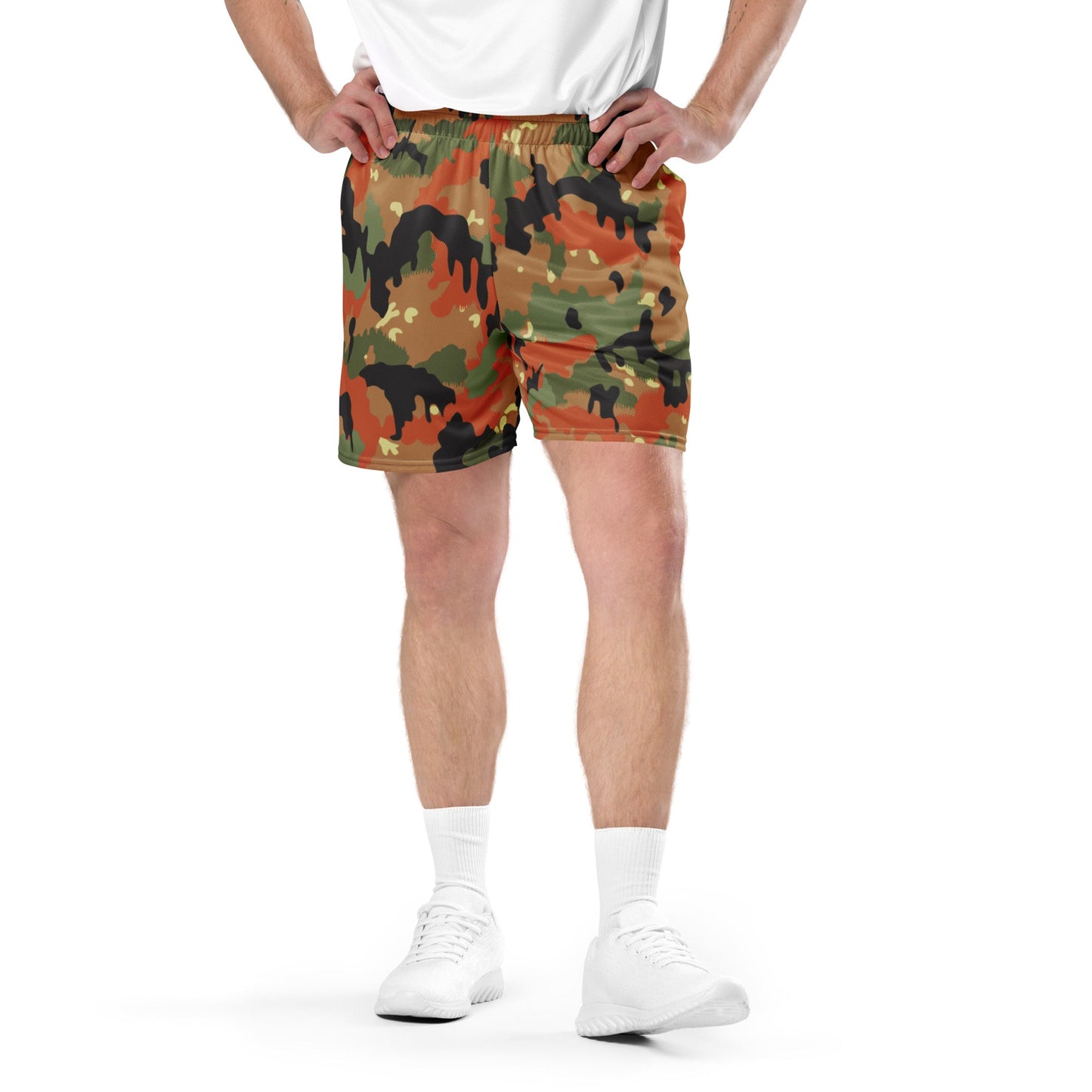 Leibermuster Camo Basketball Shorts _ Concealing Coloration