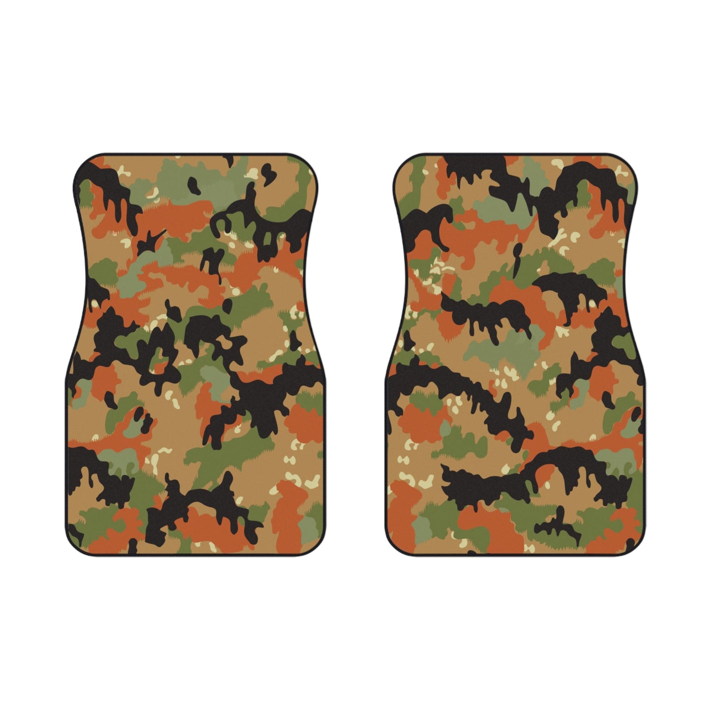 Leibermuster Camo Front Seat Car Mats (Set of 2) _ Concealing Coloration