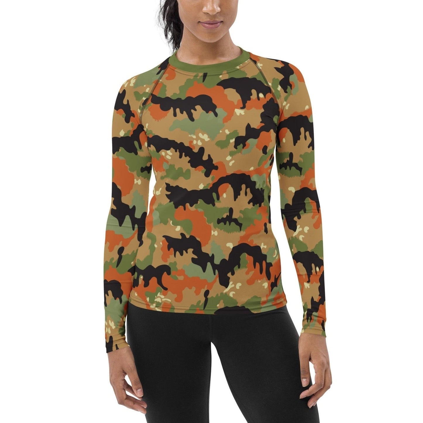 Leibermuster Camo Women's Long-sleeve Base Layer _ Concealing Coloration