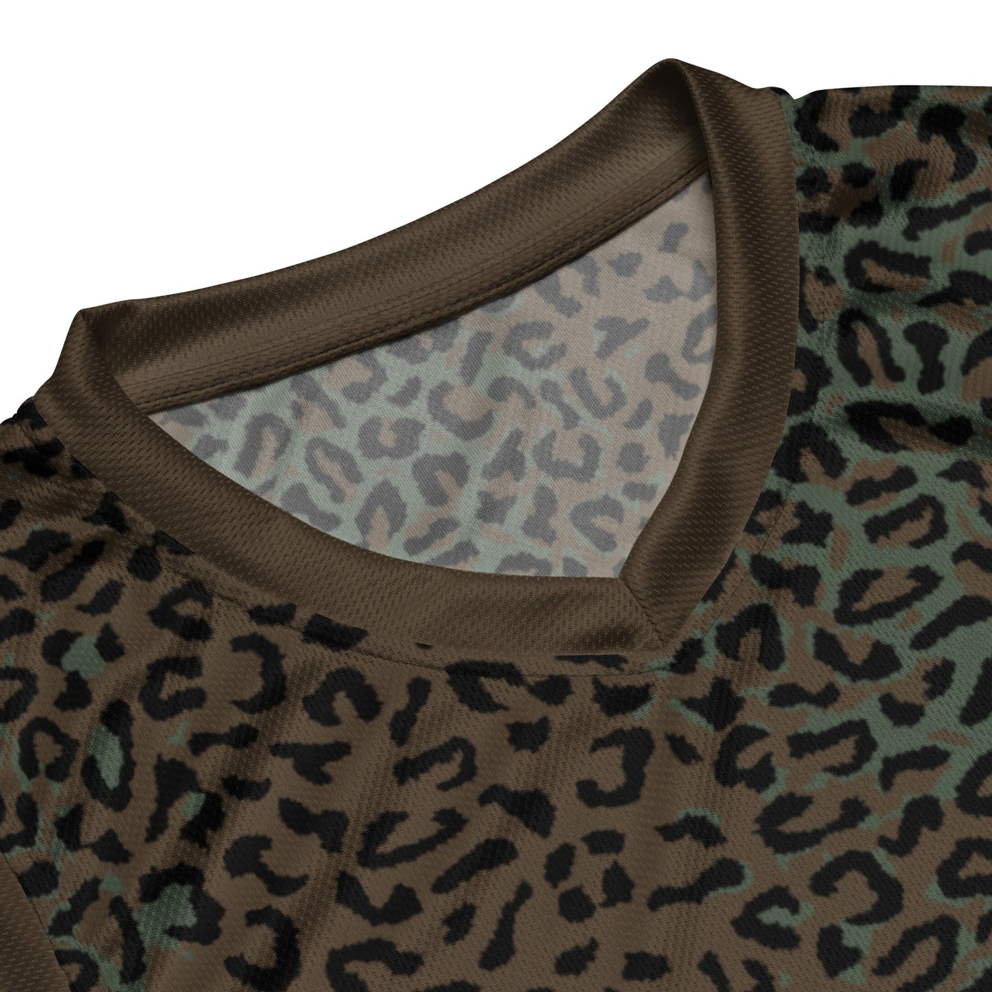 Leopard Spot Camo Basketball Jersey _ Concealing Coloration