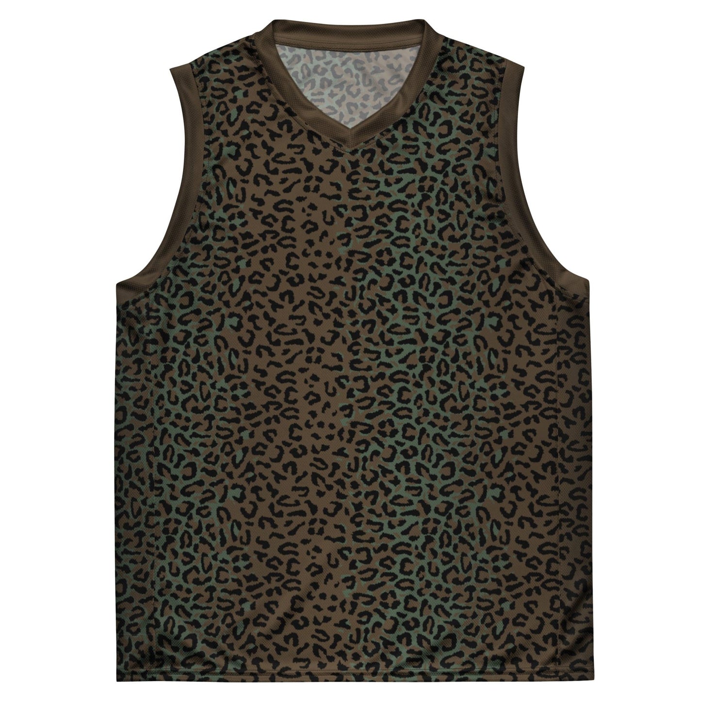 Leopard Spot Camo Basketball Jersey _ Concealing Coloration