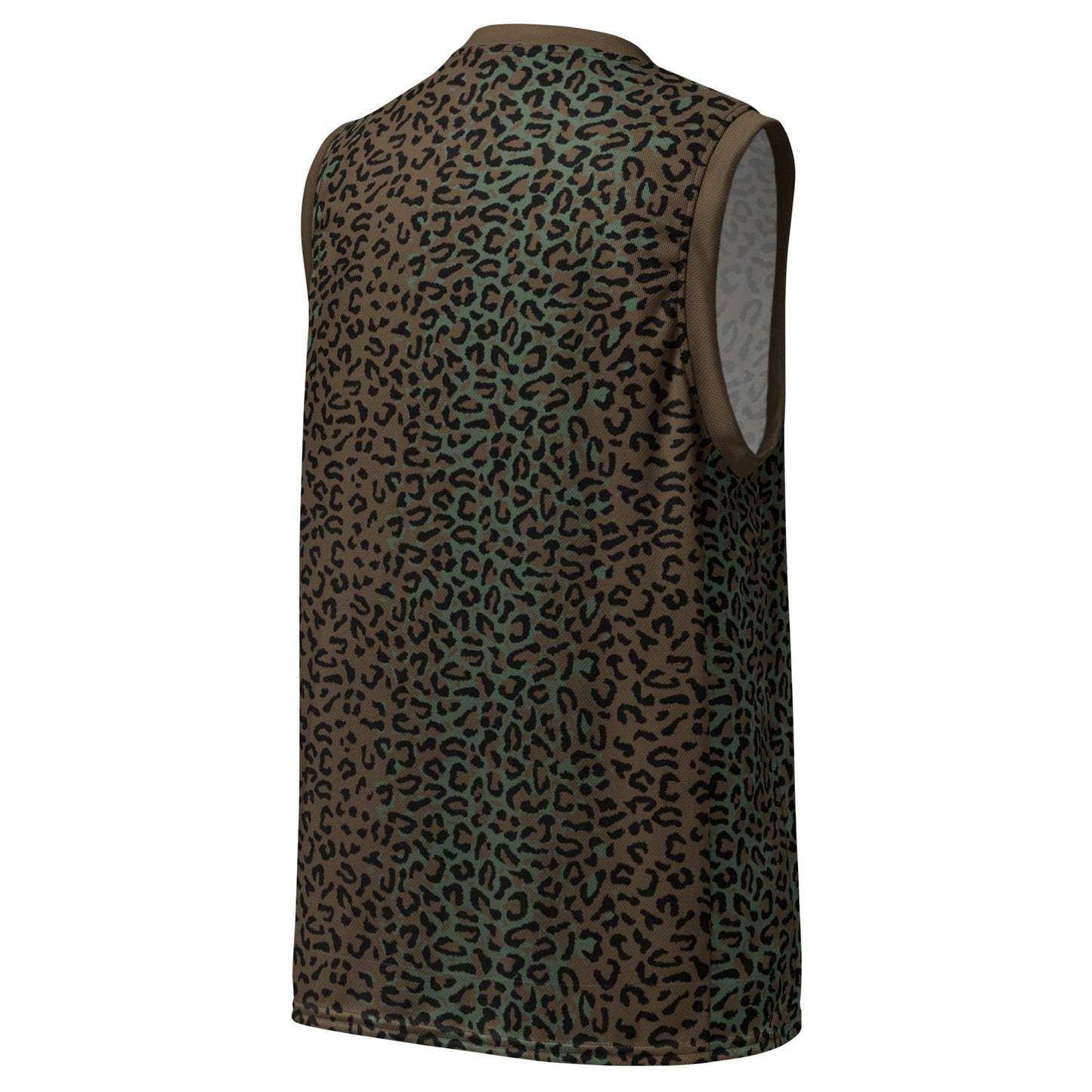 Leopard Spot Camo Basketball Jersey _ Concealing Coloration