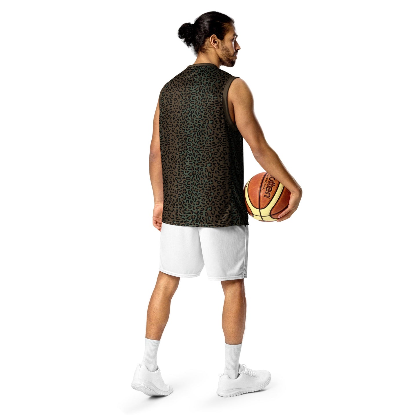 Leopard Spot Camo Basketball Jersey _ Concealing Coloration