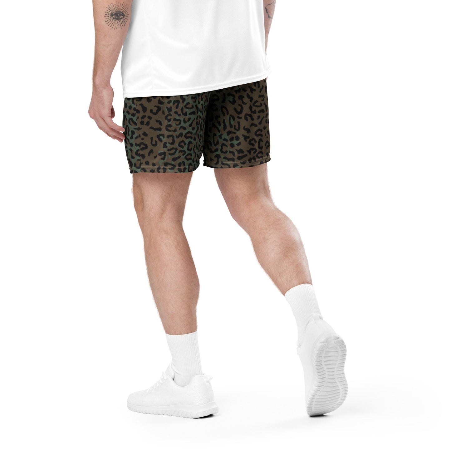 Leopard Spot Camo Basketball Shorts _ Concealing Coloration