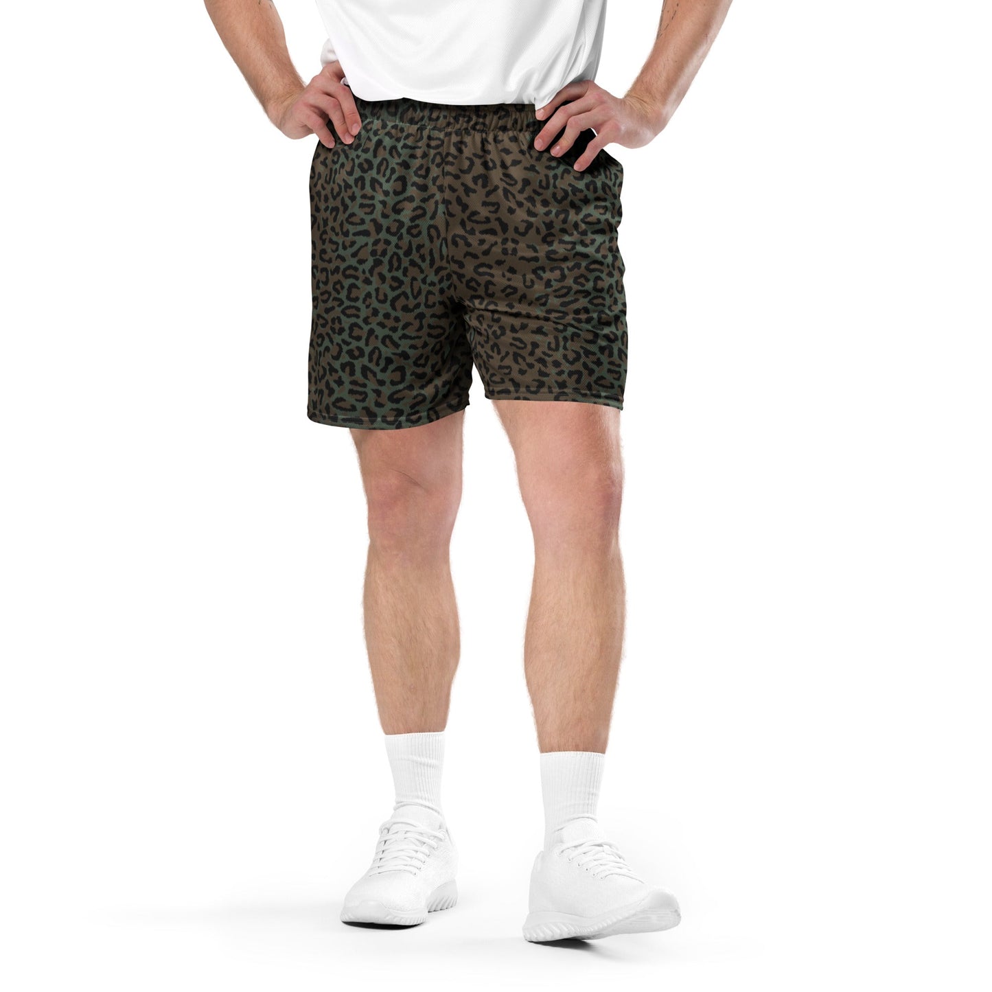 Leopard Spot Camo Basketball Shorts _ Concealing Coloration