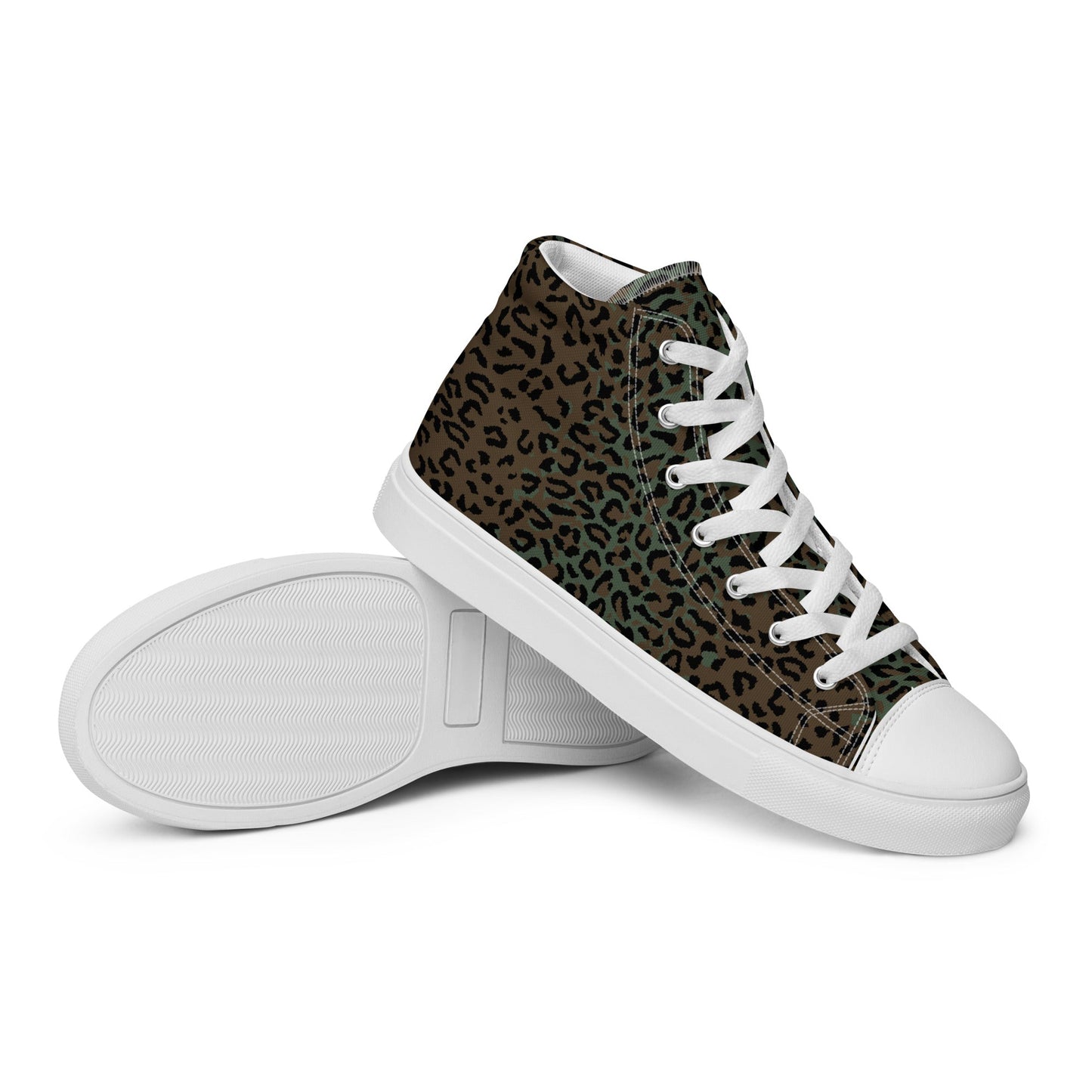 Leopard Spot Camo Men's Sneaker Hi - Concealing Coloration