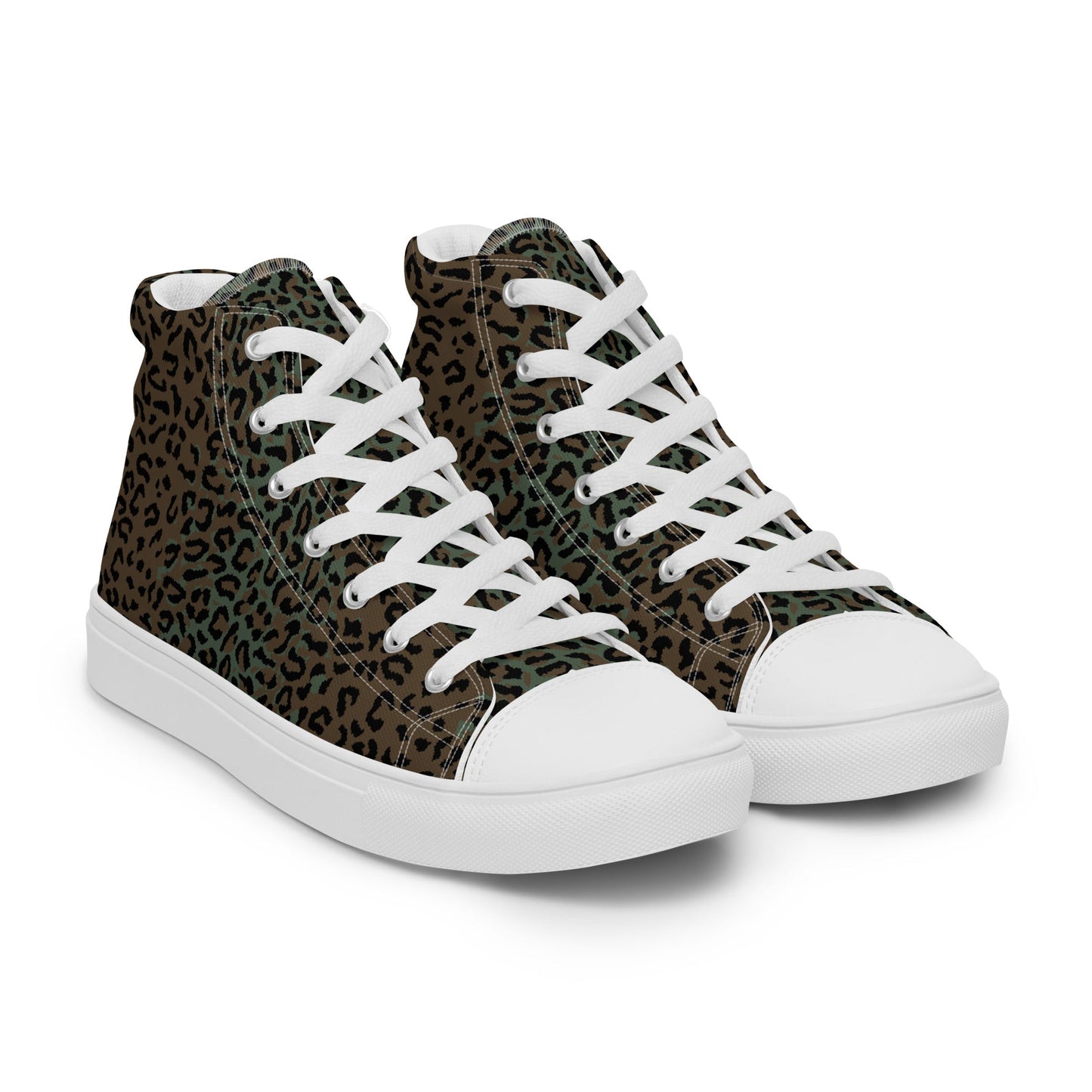 Leopard Spot Camo Men's Sneaker Hi - Concealing Coloration
