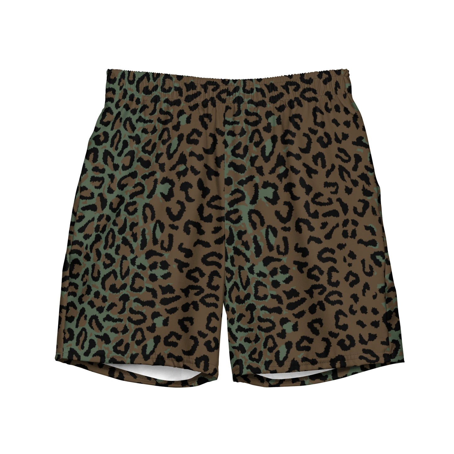 Leopard Spot Camo Swim Trunks _ Concealing Coloration