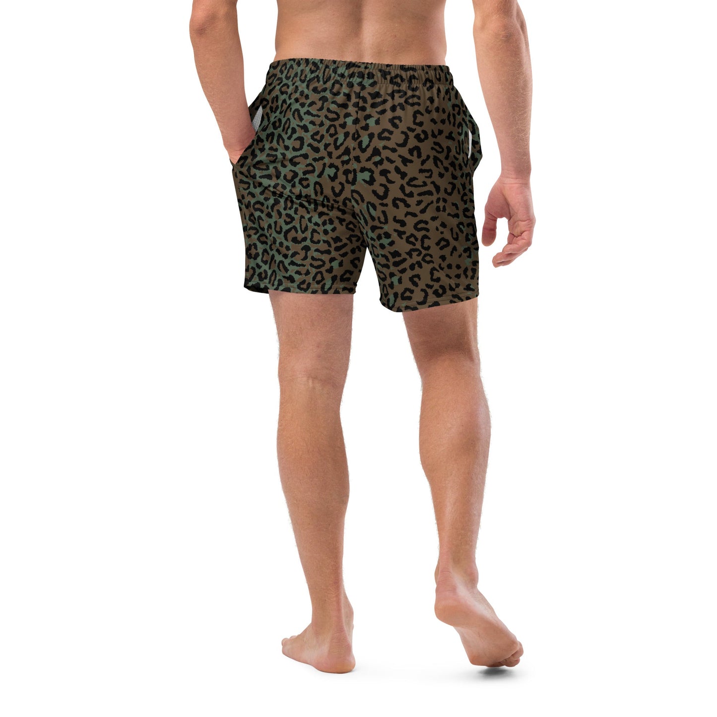 Leopard Spot Camo Swim Trunks _ Concealing Coloration