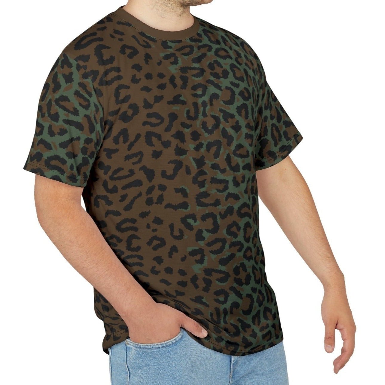 Leopard Spot Camo T-Shirt _ Concealing Coloration.