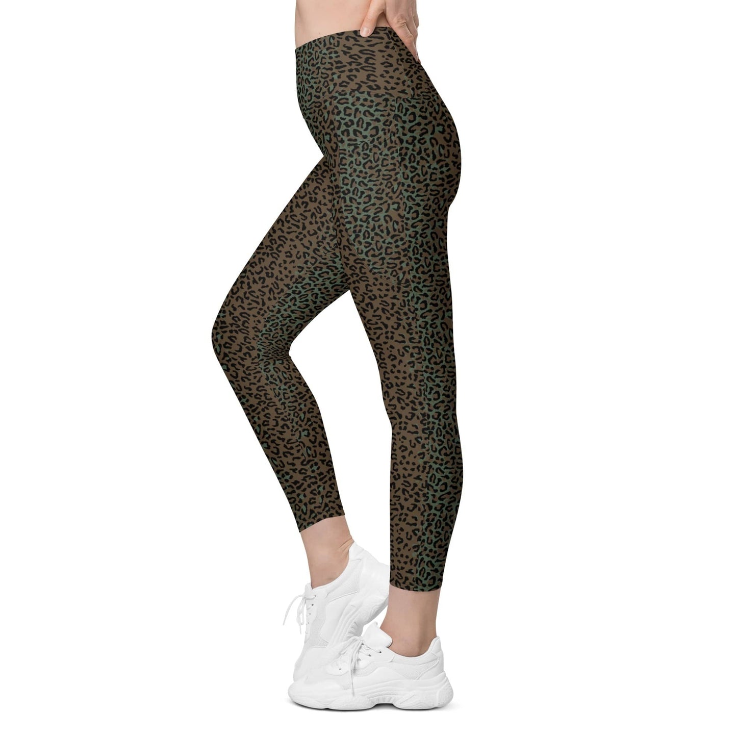 Leopard Spot Camo Tech Leggings _ Concealing Coloration