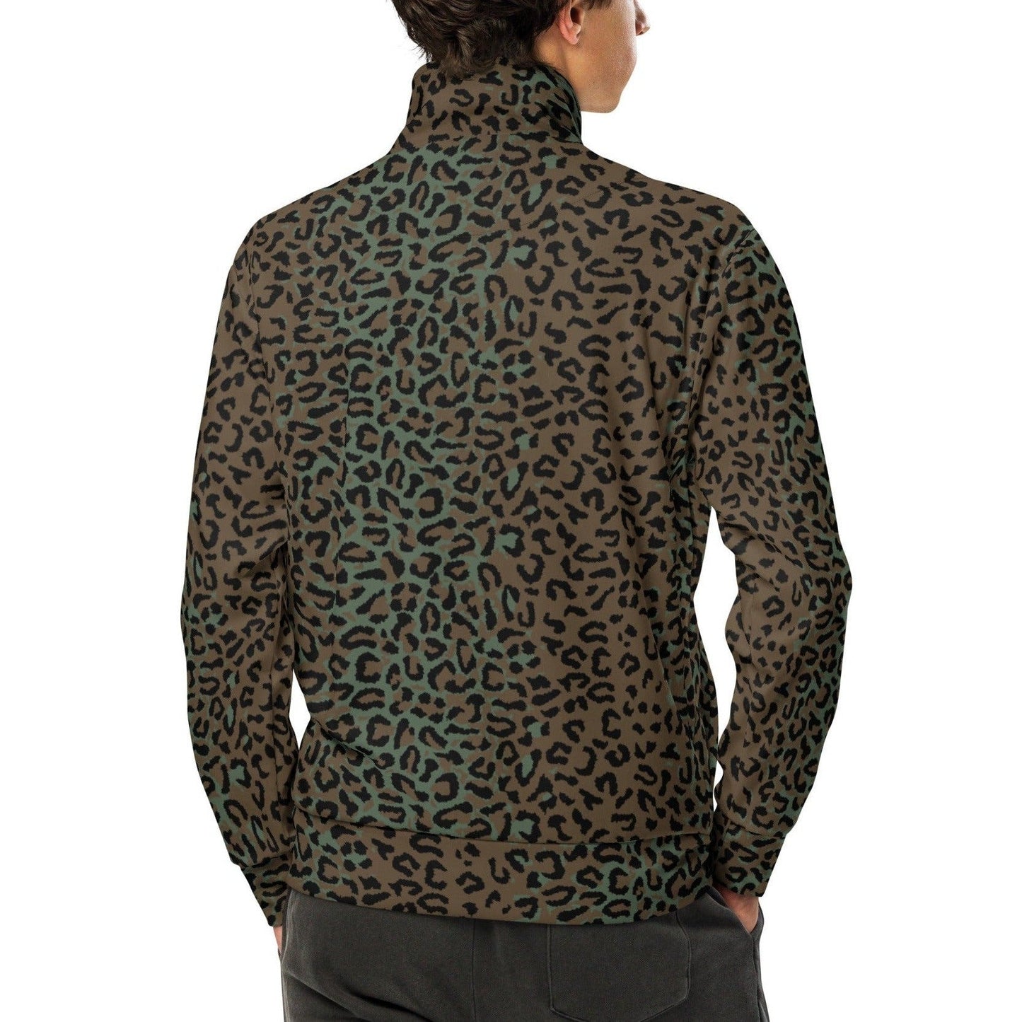 Leopard Spot Camo Track Jacket _ Concealing Coloration
