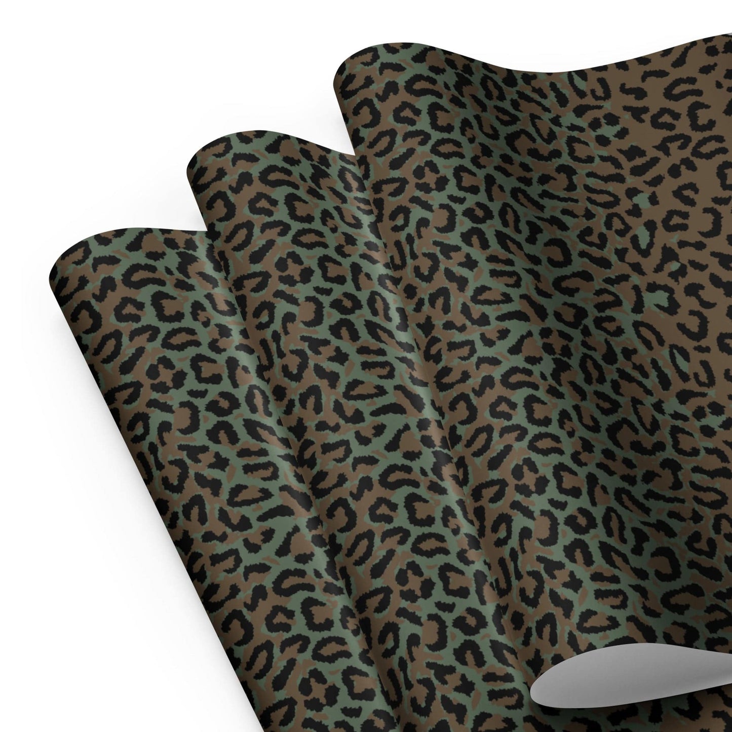 Leopard Spot Camo Wrapping Paper _ Concealing Coloration