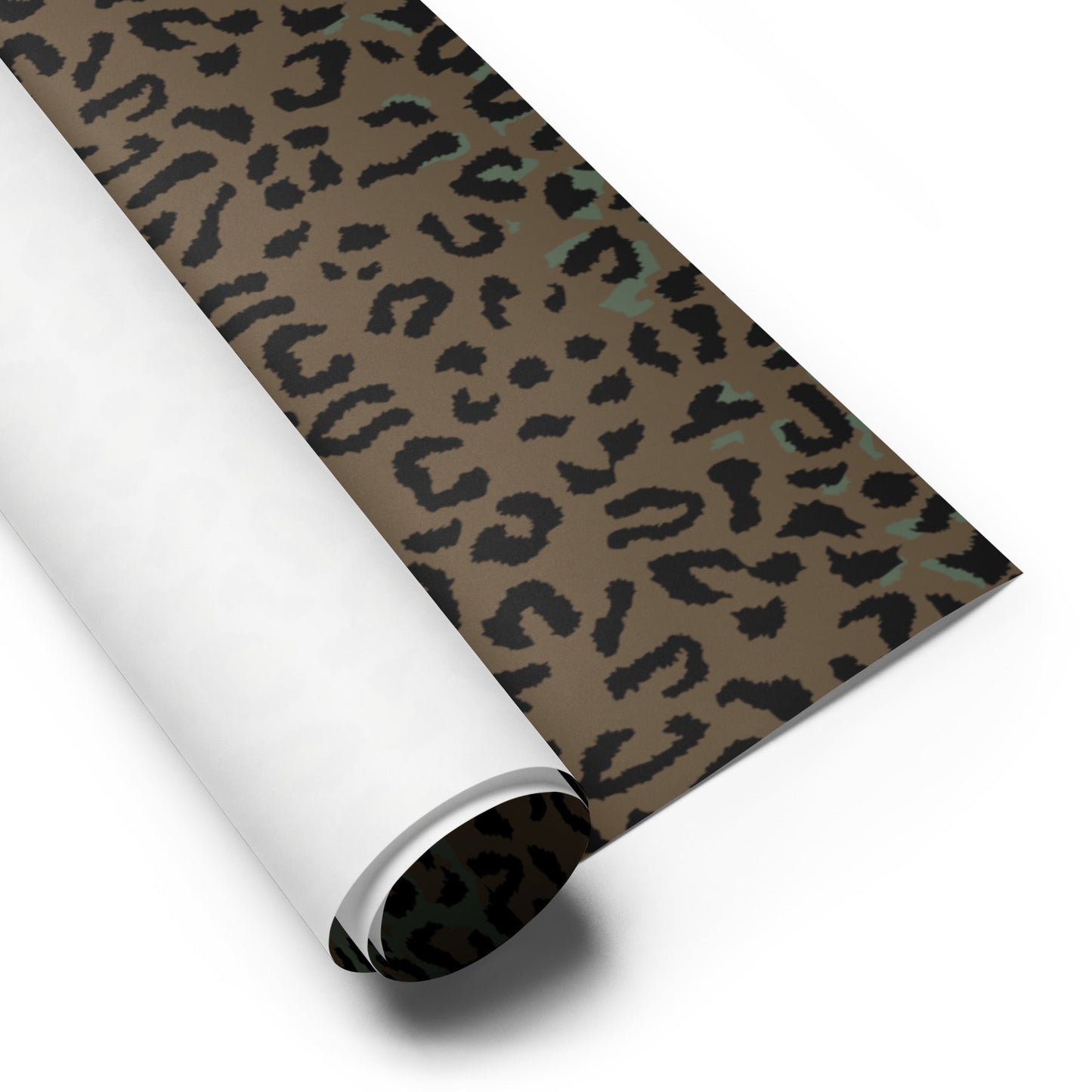 Leopard Spot Camo Wrapping Paper _ Concealing Coloration