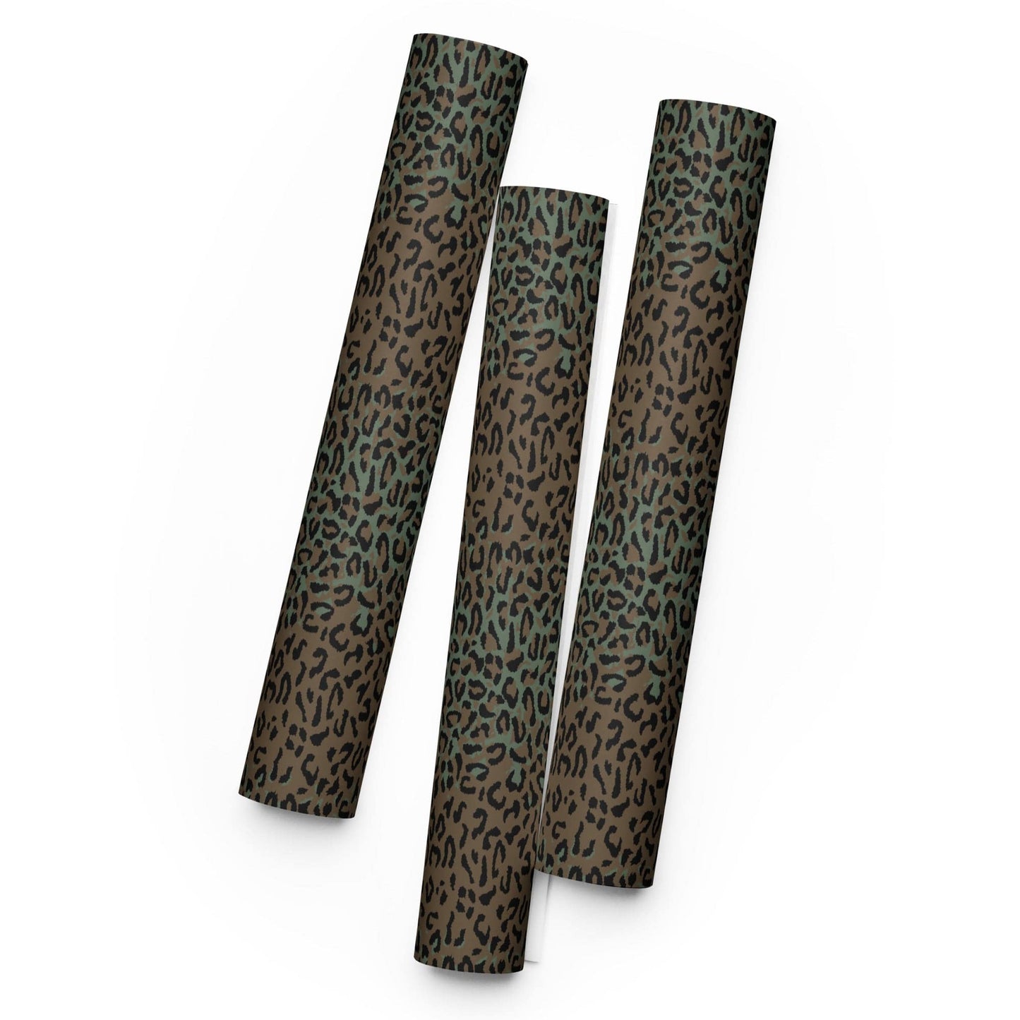 Leopard Spot Camo Wrapping Paper _ Concealing Coloration