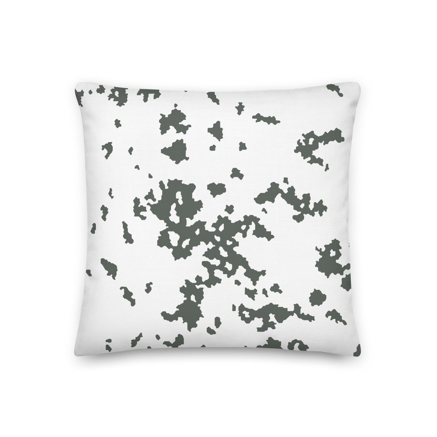 M05 Snow Camo 18" Throw Pillow - Concealing Coloration