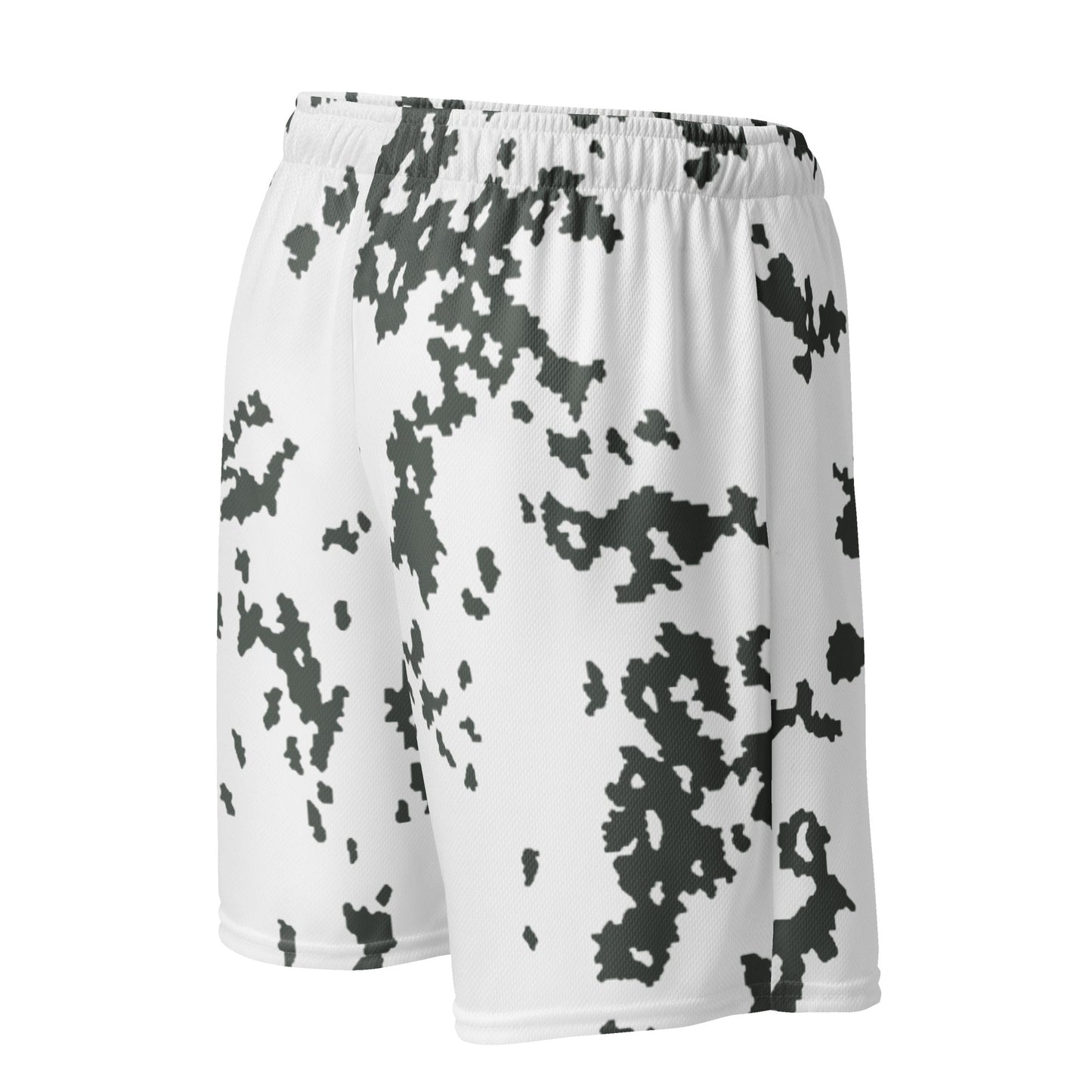 M05 Snow Camo Basketball Shorts _ Concealing Coloration