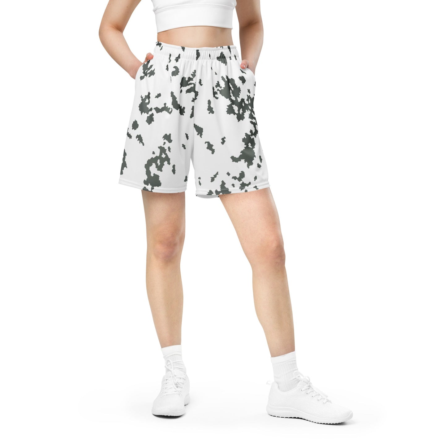 M05 Snow Camo Basketball Shorts _ Concealing Coloration