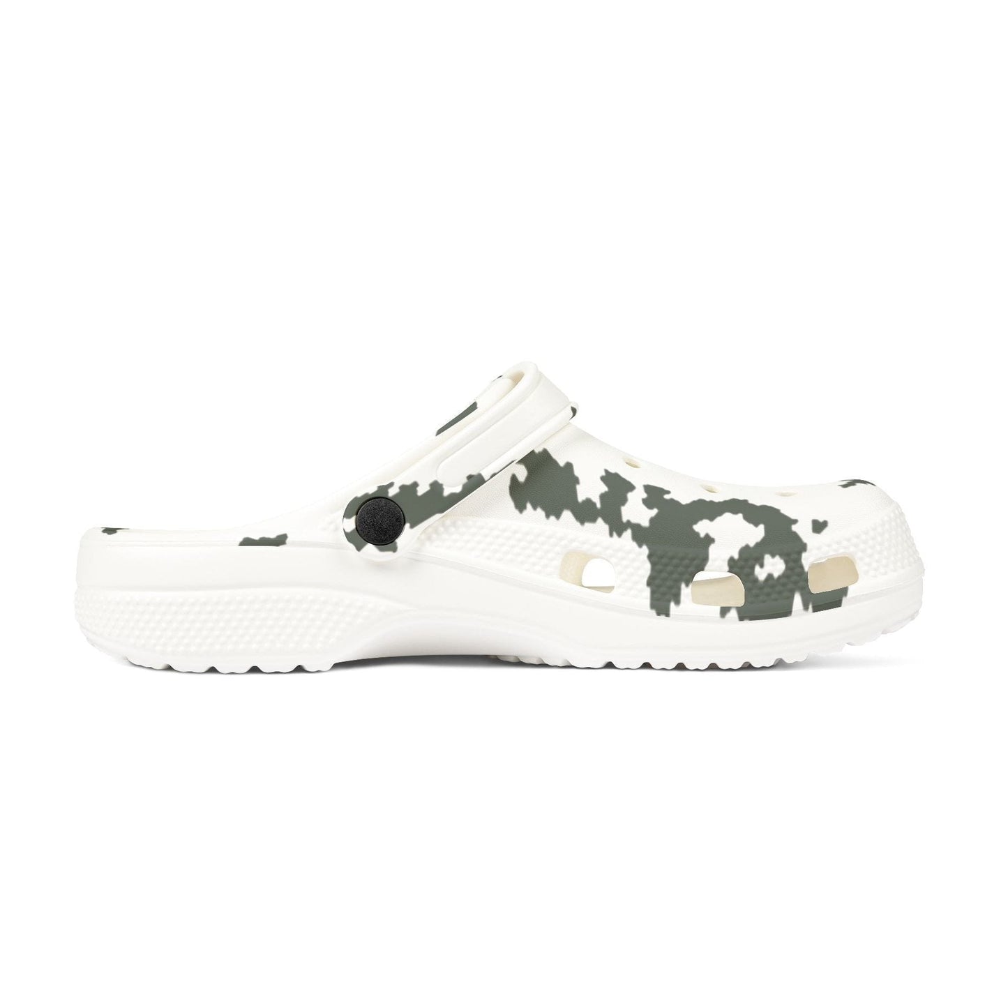 M05 Snow Camo EVA Clog _ Concealing Coloration