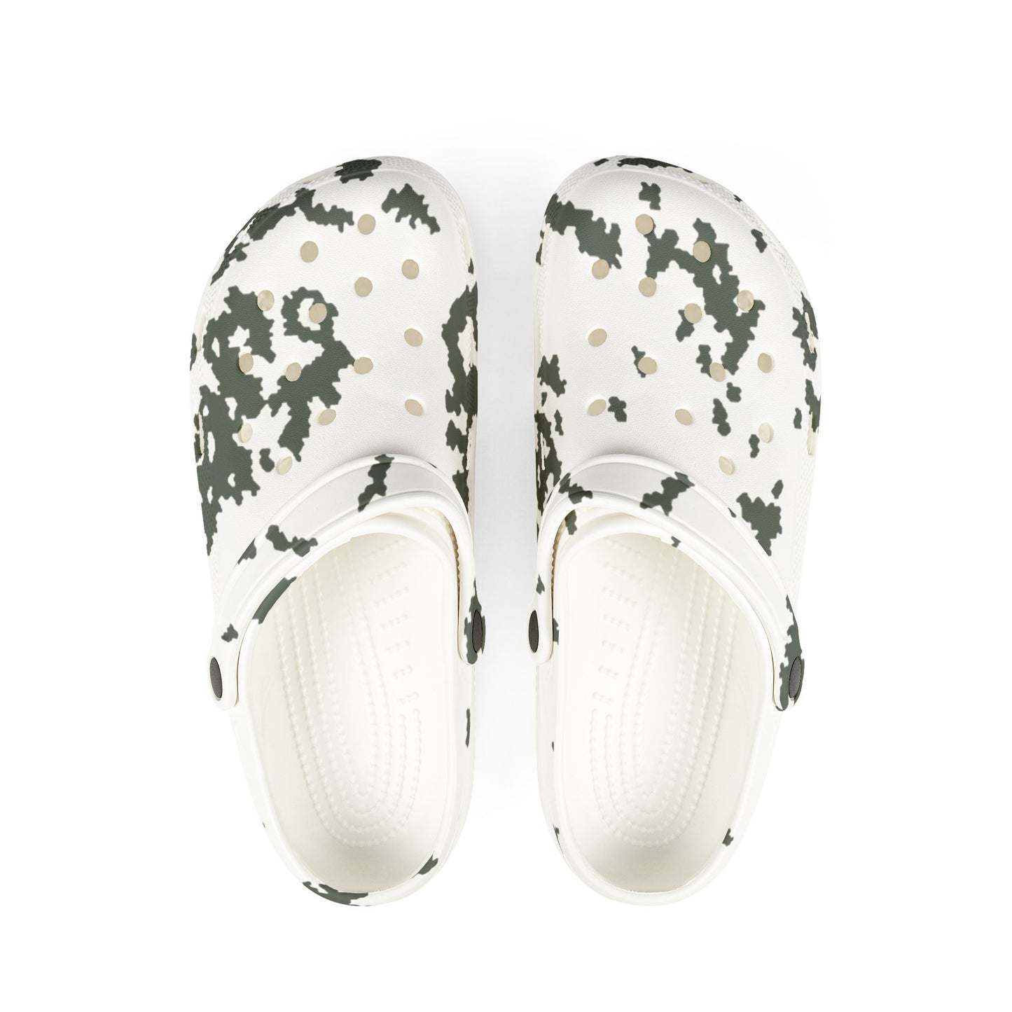 M05 Snow Camo EVA Clog _ Concealing Coloration